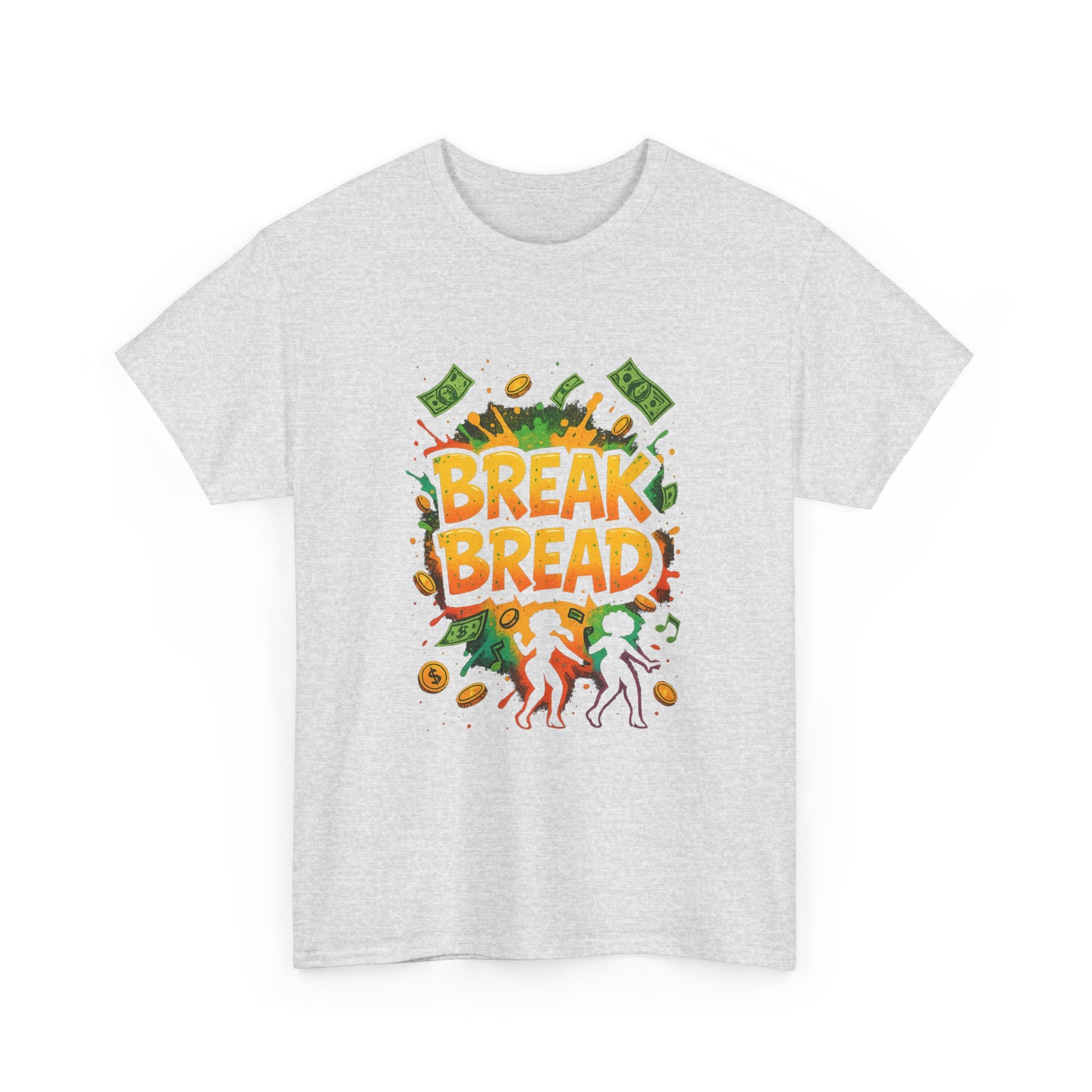 "Break Bread" - Explosive Design - Unisex Heavy Cotton Tee