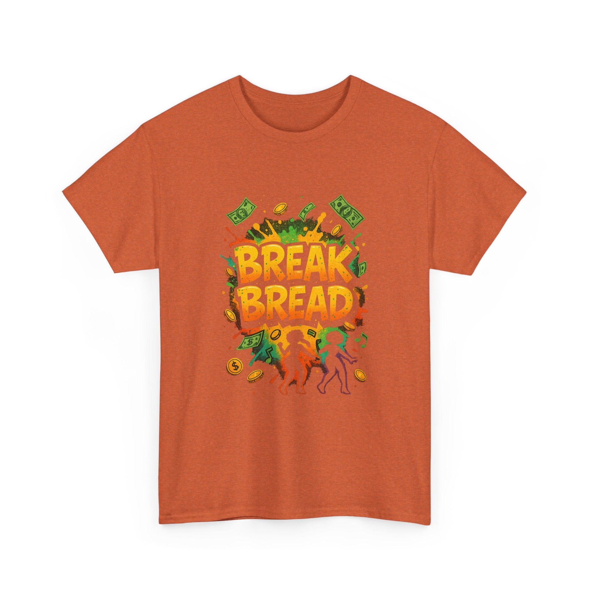 "Break Bread" - Explosive Design - Unisex Heavy Cotton Tee