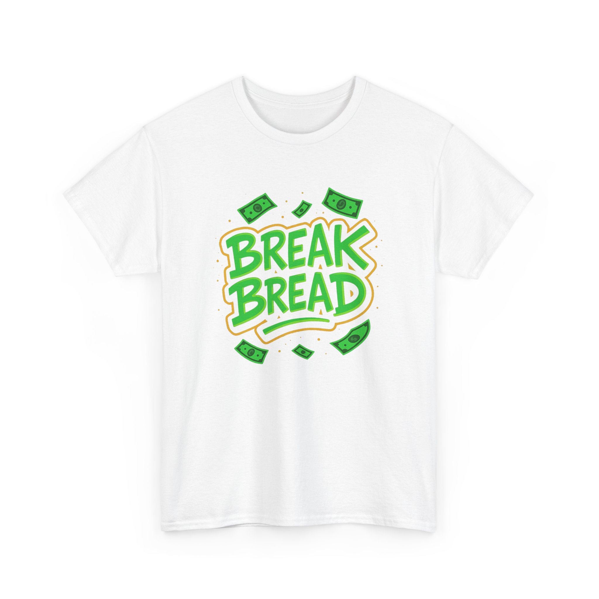 "Break Bread" - Glowing Design - Unisex Heavy Cotton Tee