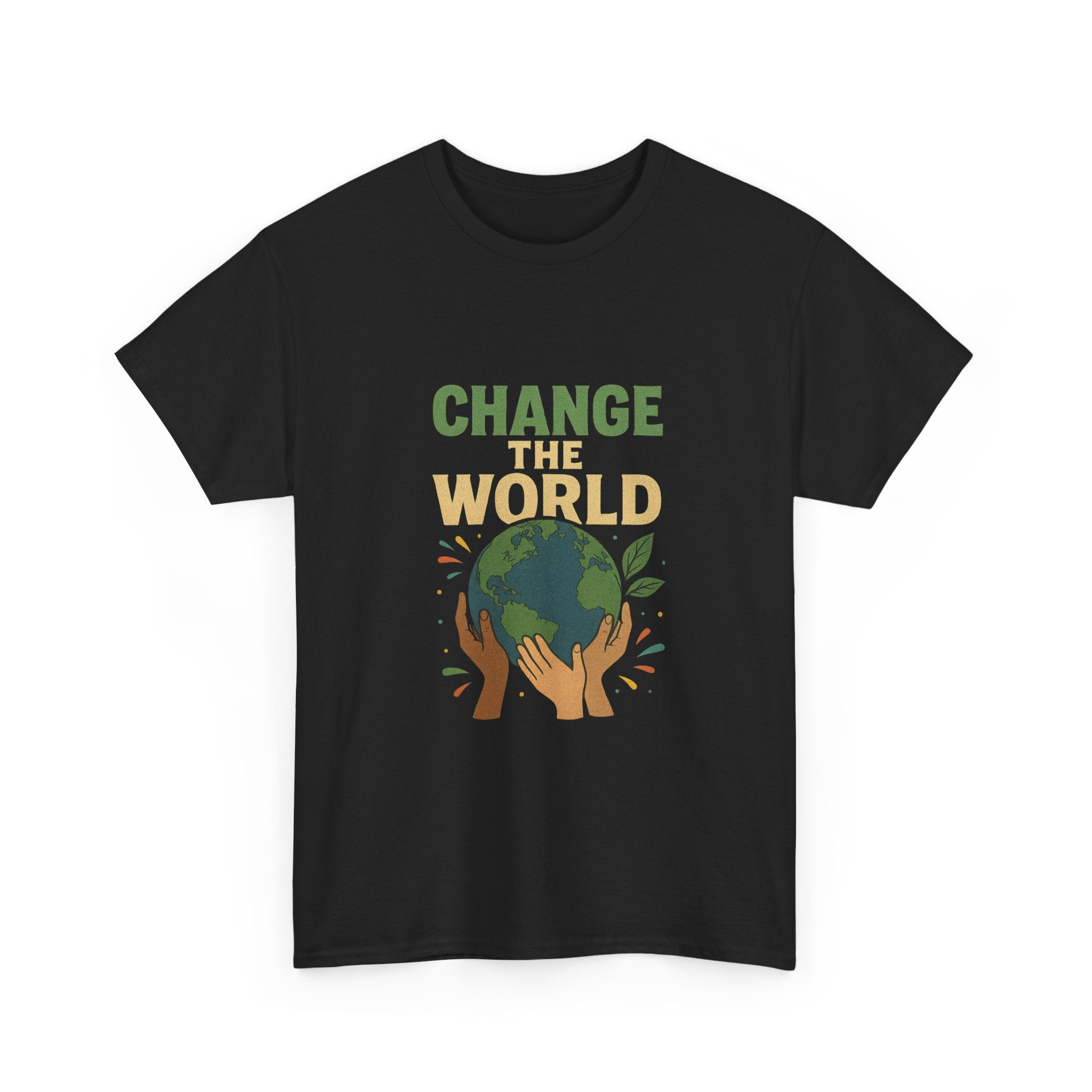 "Change the World" - Powerful Design - Unisex Heavy Cotton Tee