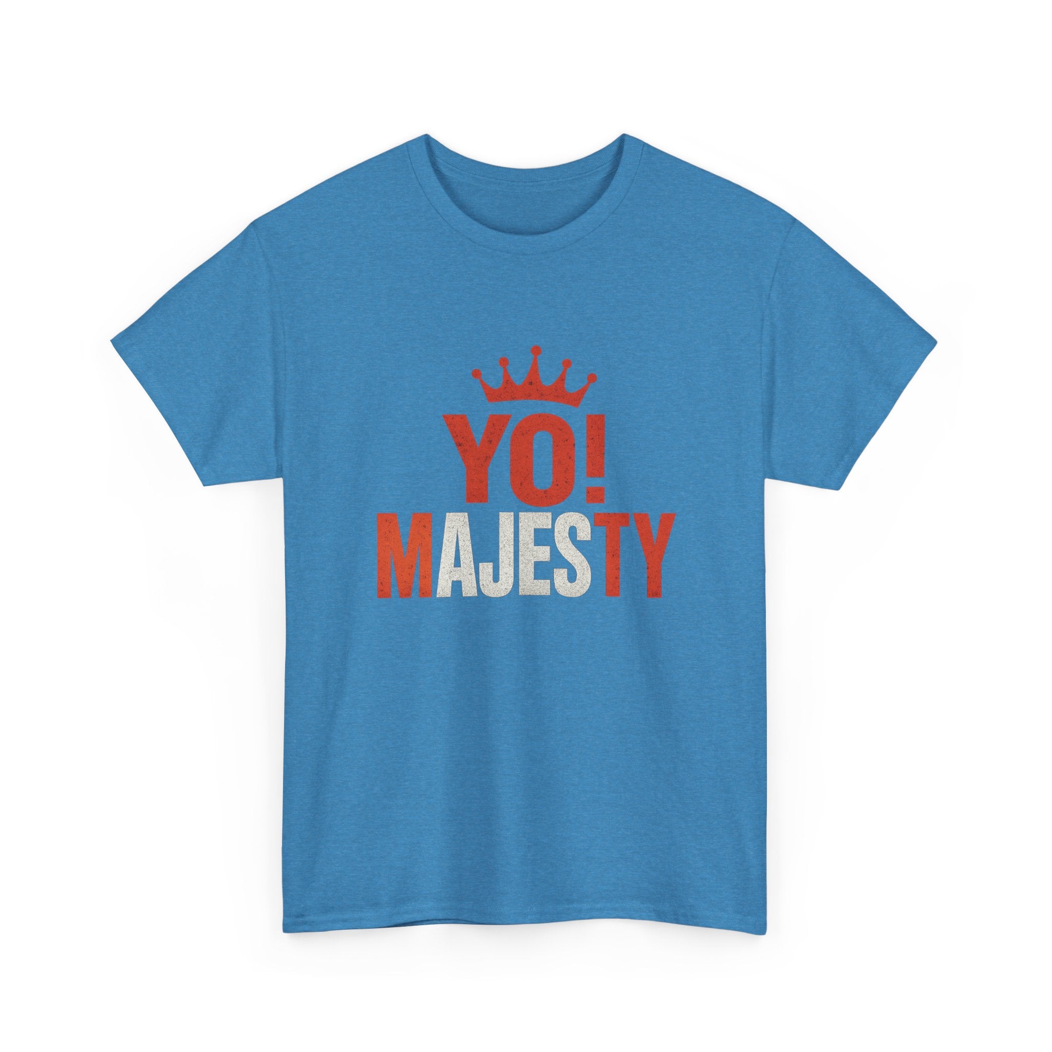 "Yo! Majesty Bold & Fiery" Graphic Tee - Unisex Heavy Cotton Tee, Bold & Fiery Logo