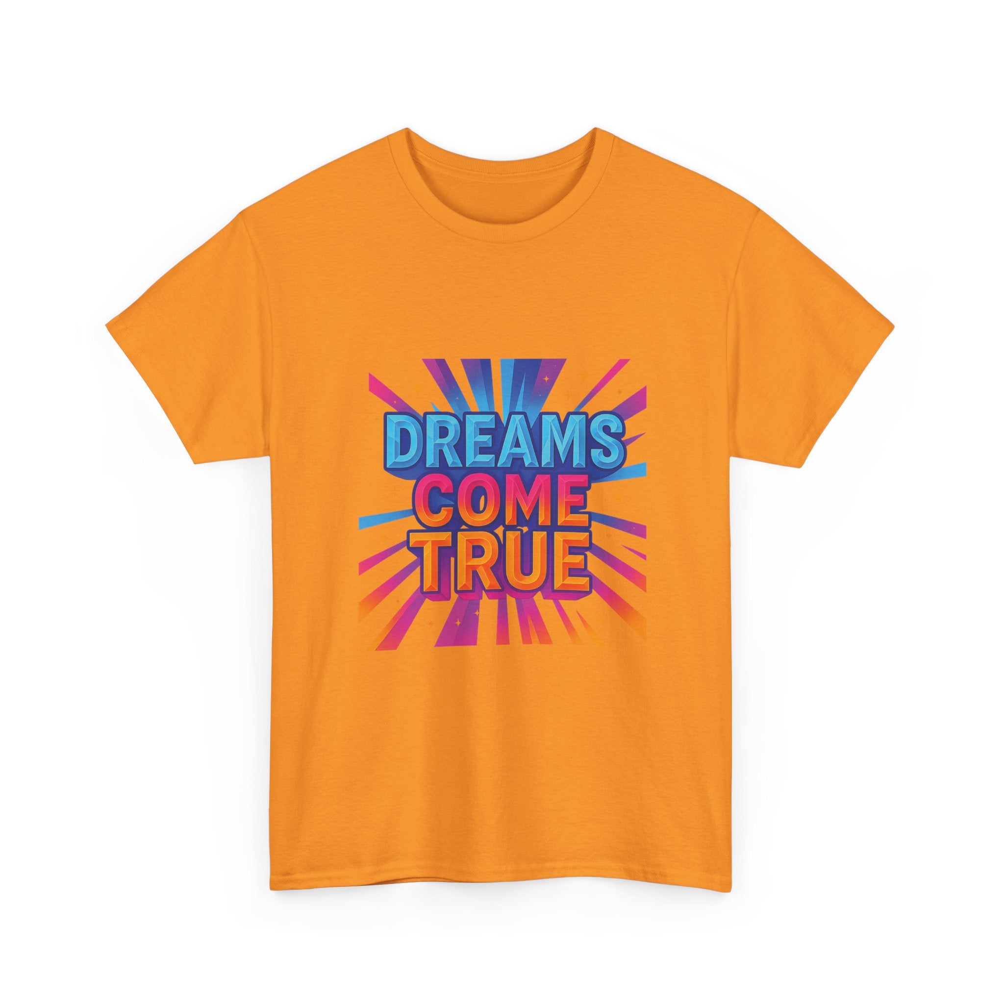 "Dreams Come True" – Gradient Burst Edition - Unisex Heavy Cotton Tee