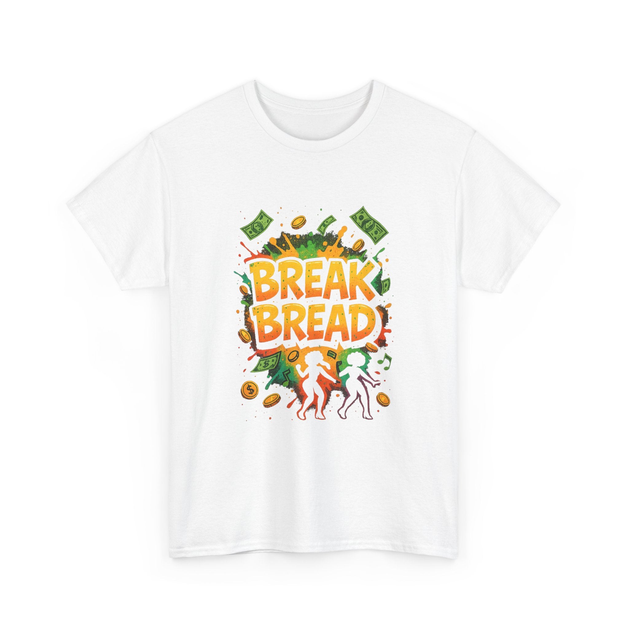 "Break Bread" - Explosive Design - Unisex Heavy Cotton Tee