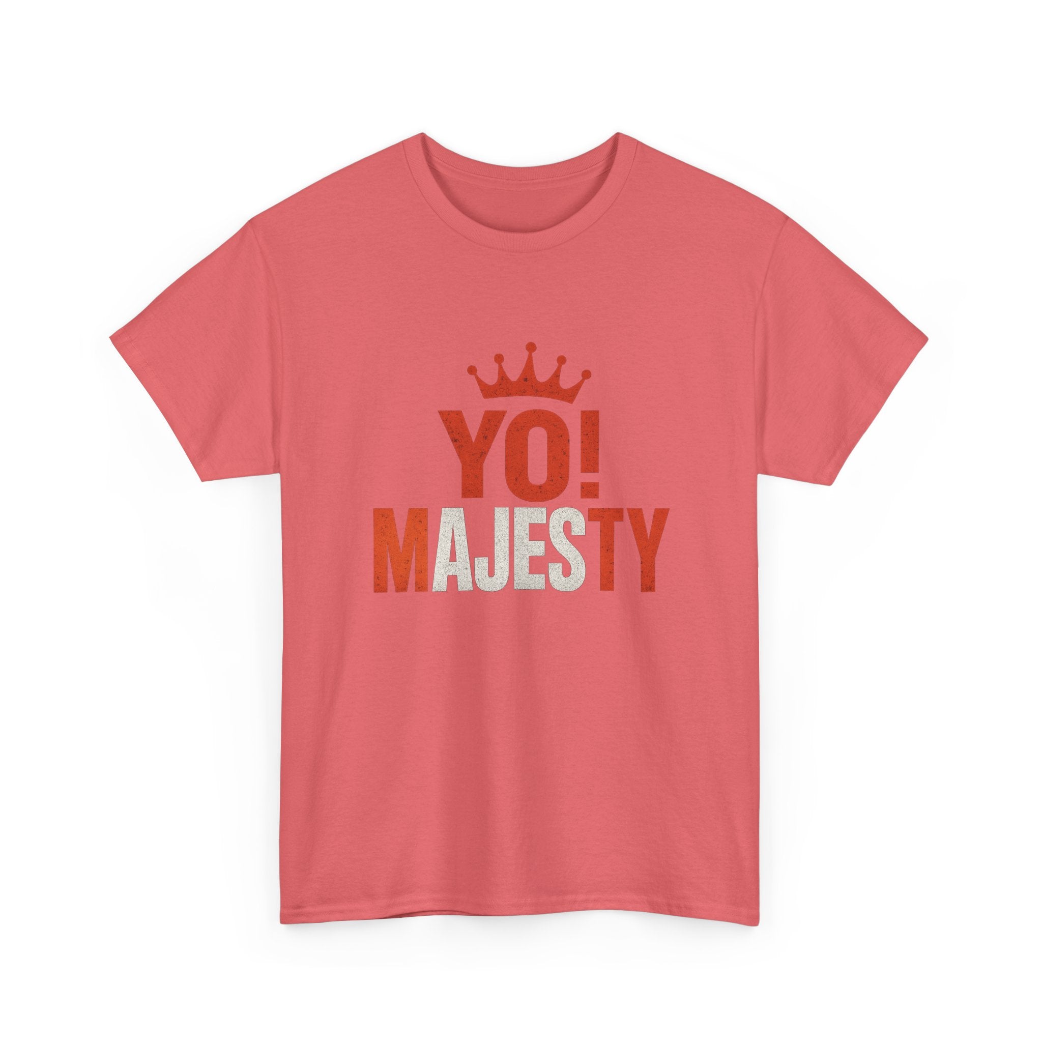"Yo! Majesty Bold & Fiery" Graphic Tee - Unisex Heavy Cotton Tee, Bold & Fiery Logo