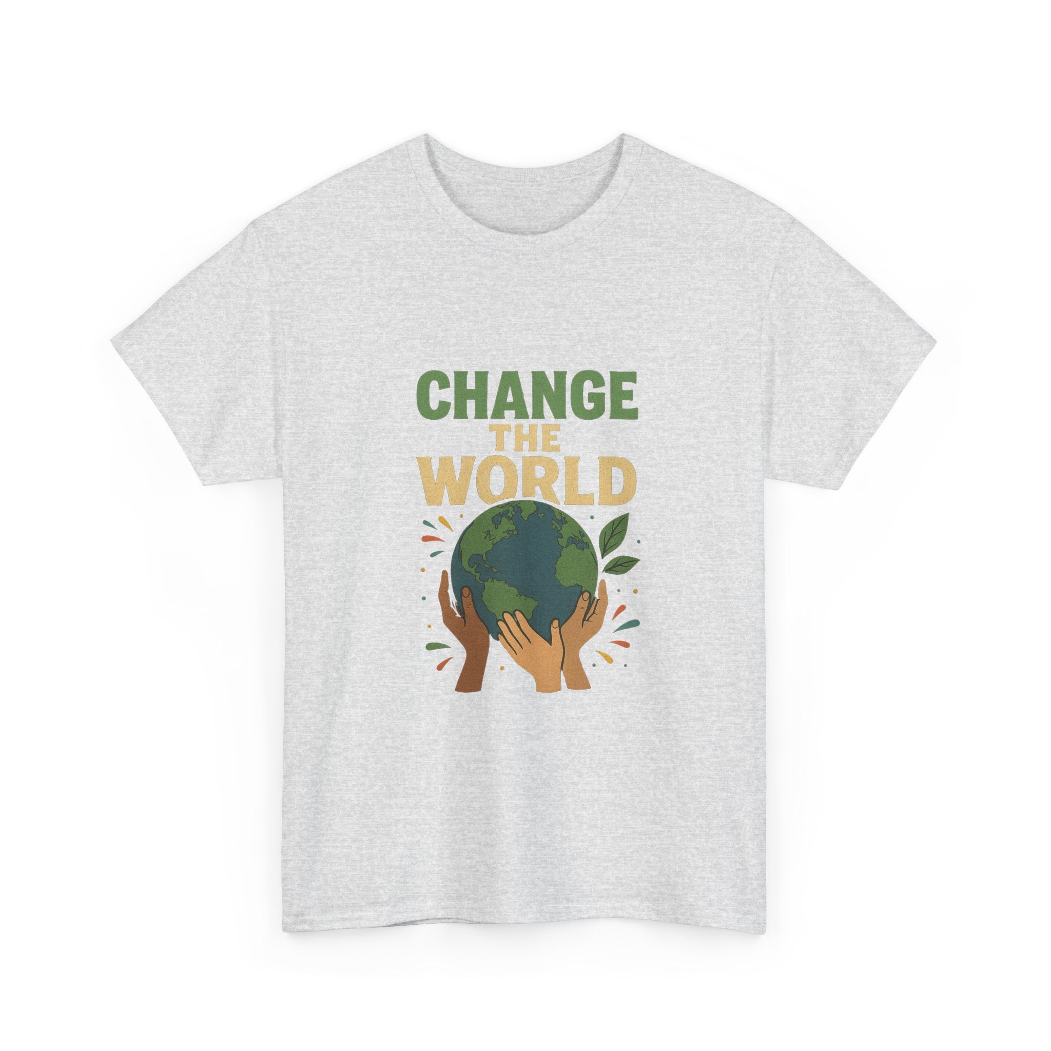 "Change the World" - Powerful Design - Unisex Heavy Cotton Tee