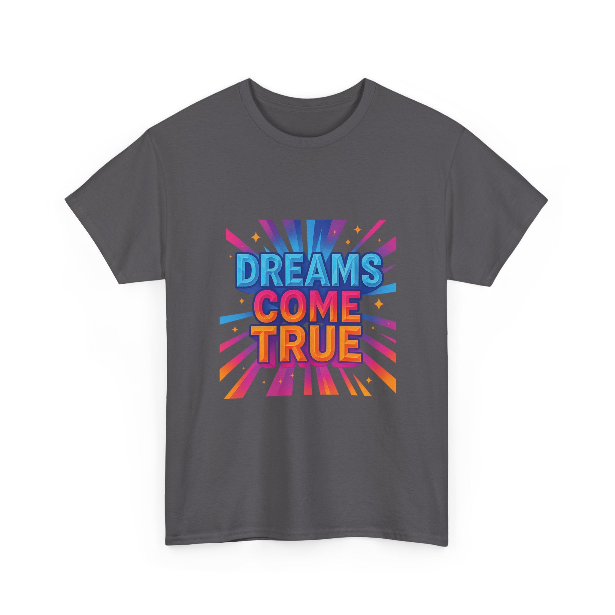 "Dreams Come True" – Gradient Burst Edition - Unisex Heavy Cotton Tee