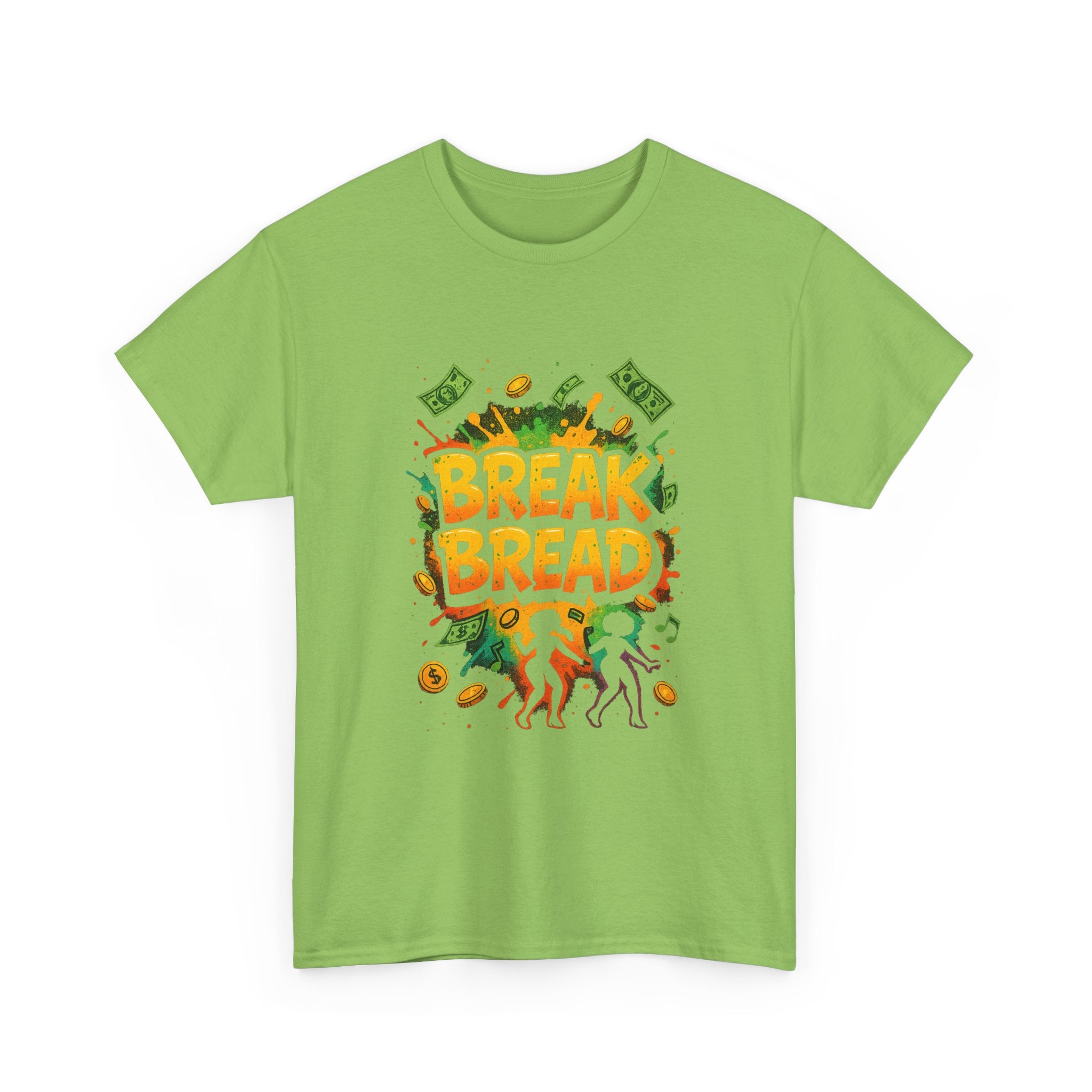 "Break Bread" - Explosive Design - Unisex Heavy Cotton Tee