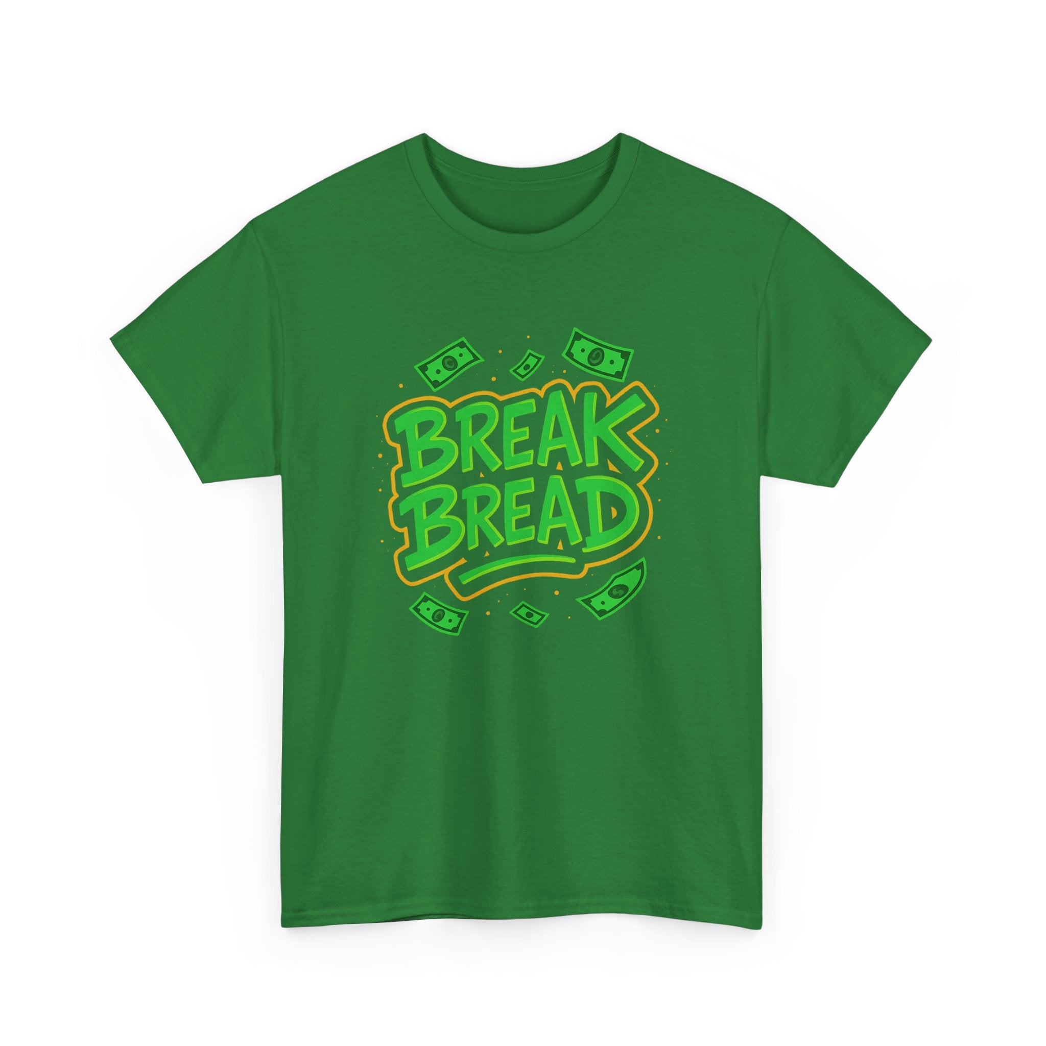 "Break Bread" - Glowing Design - Unisex Heavy Cotton Tee
