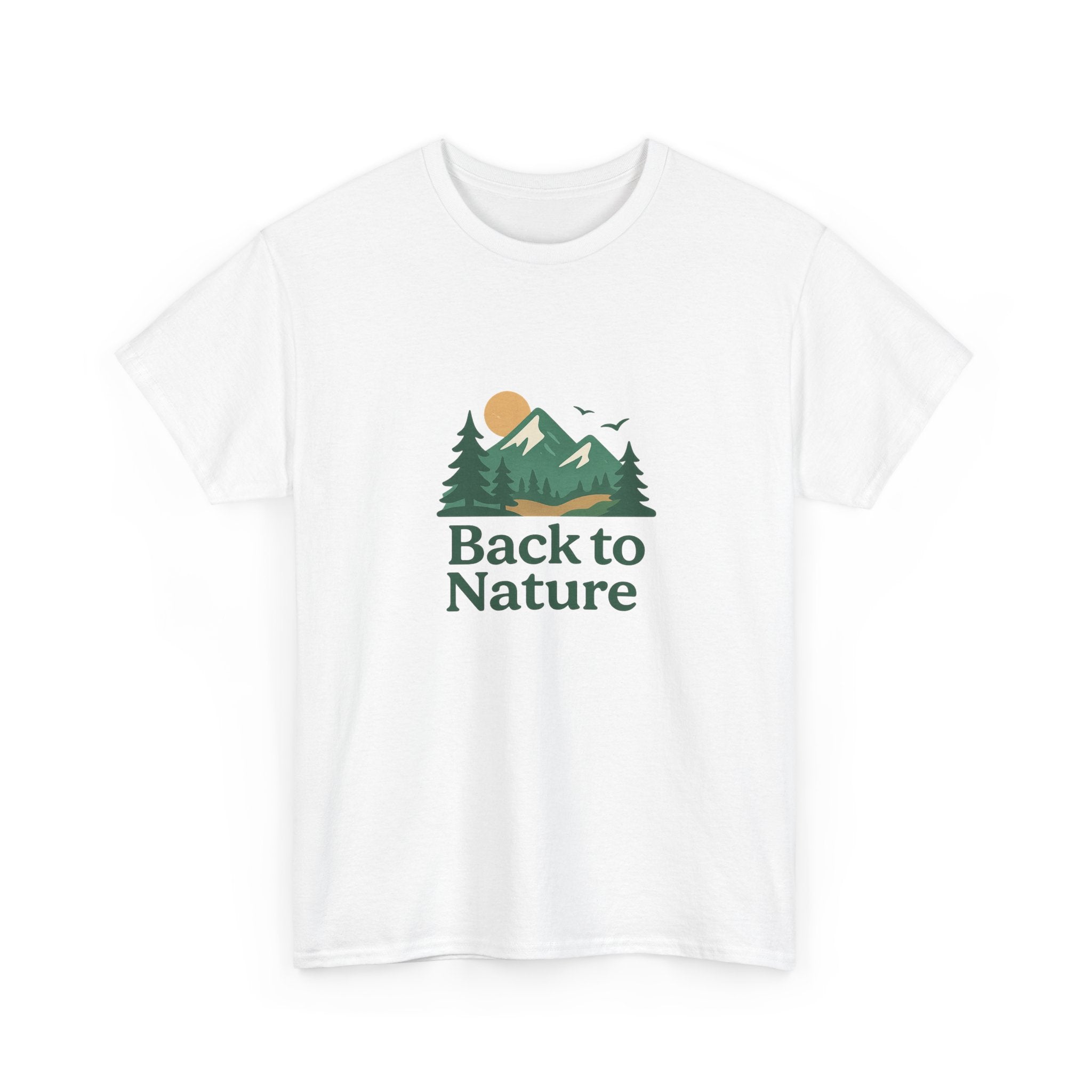 "Back to Nature" - Adventure & Tranquility - Unisex Heavy Cotton Tee