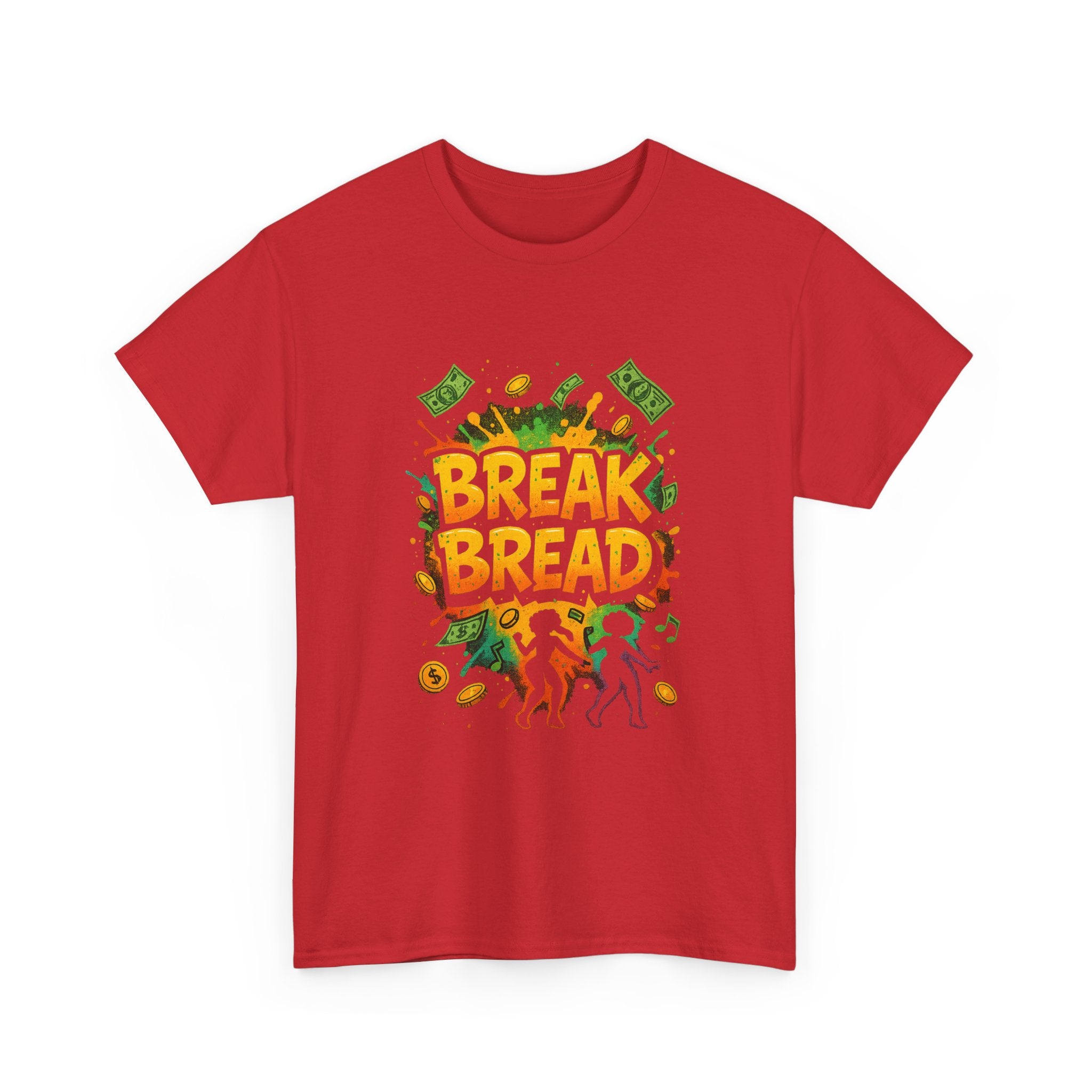 "Break Bread" - Explosive Design - Unisex Heavy Cotton Tee