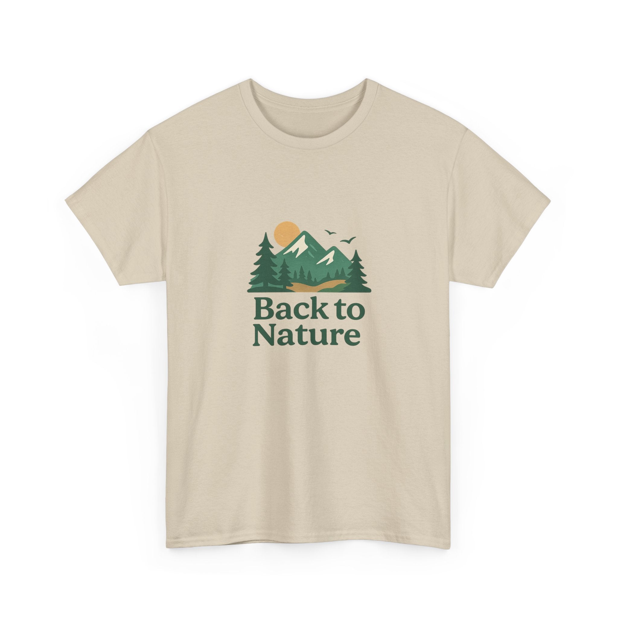 "Back to Nature" - Adventure & Tranquility - Unisex Heavy Cotton Tee
