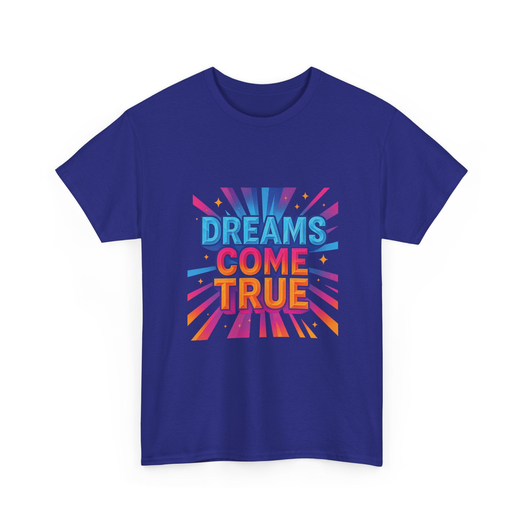 "Dreams Come True" – Gradient Burst Edition - Unisex Heavy Cotton Tee