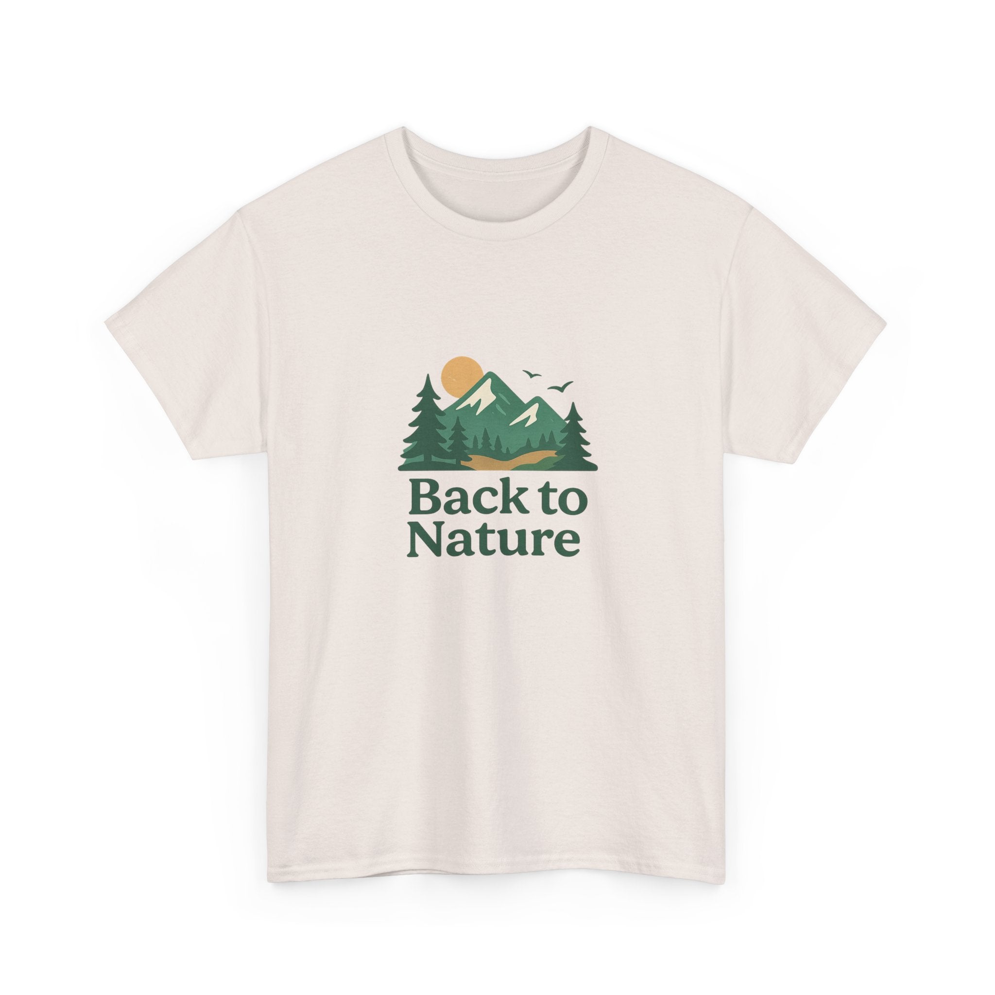 "Back to Nature" - Adventure & Tranquility - Unisex Heavy Cotton Tee