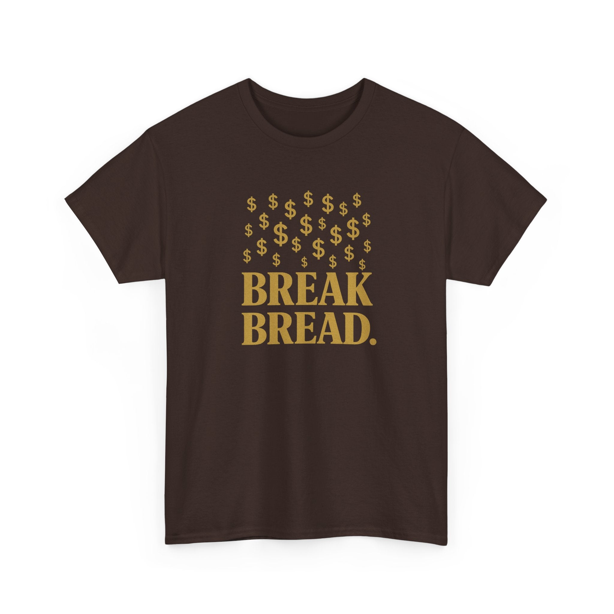 "Break Bread" - Sleek Design - Unisex Heavy Cotton Tee