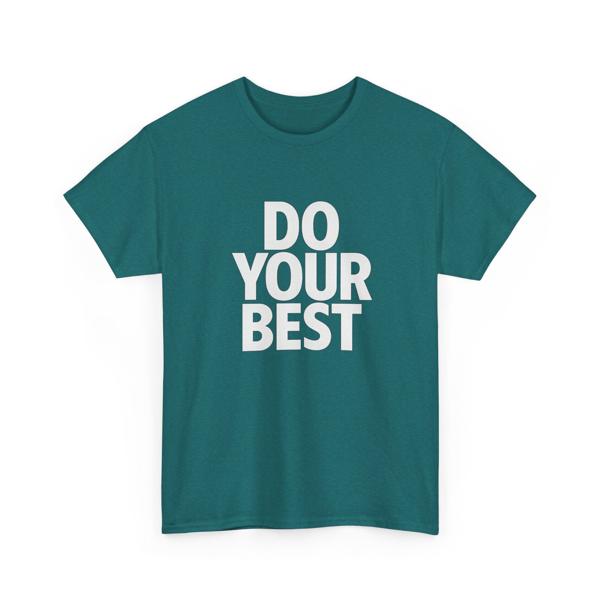 "Do Your Best" - Minimalist Design - Unisex Heavy Cotton Tee