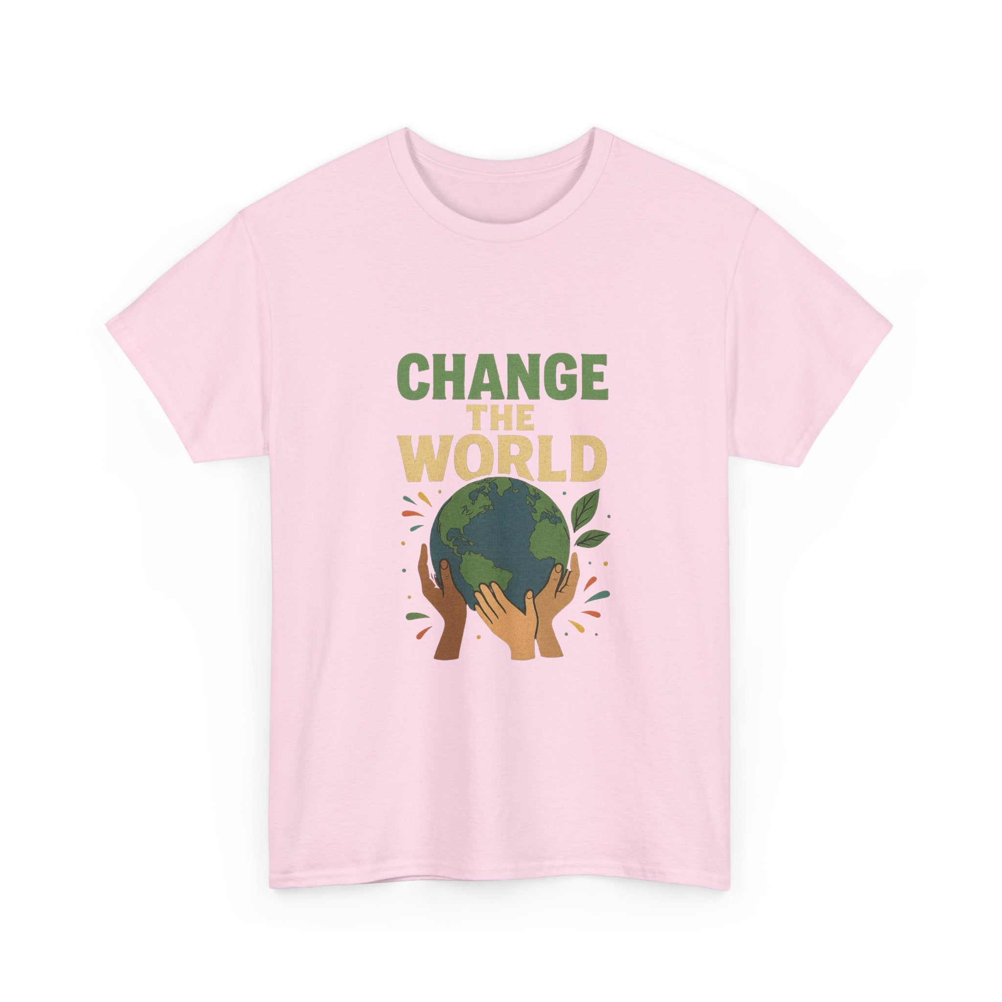 "Change the World" - Powerful Design - Unisex Heavy Cotton Tee