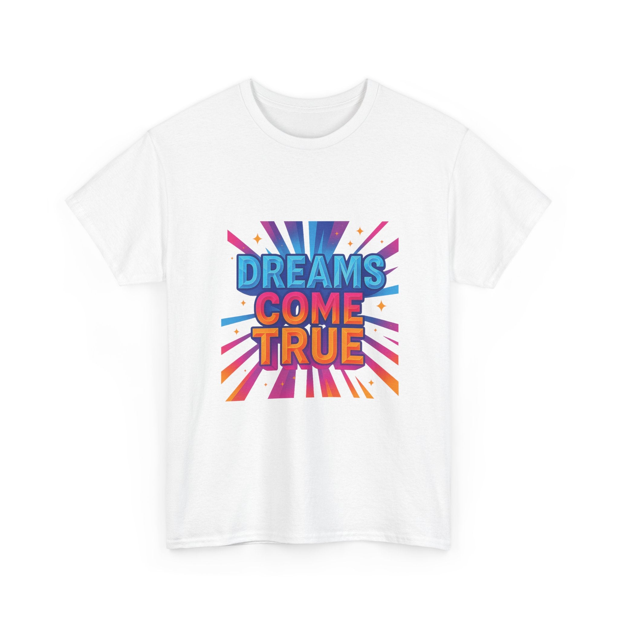 "Dreams Come True" – Gradient Burst Edition - Unisex Heavy Cotton Tee