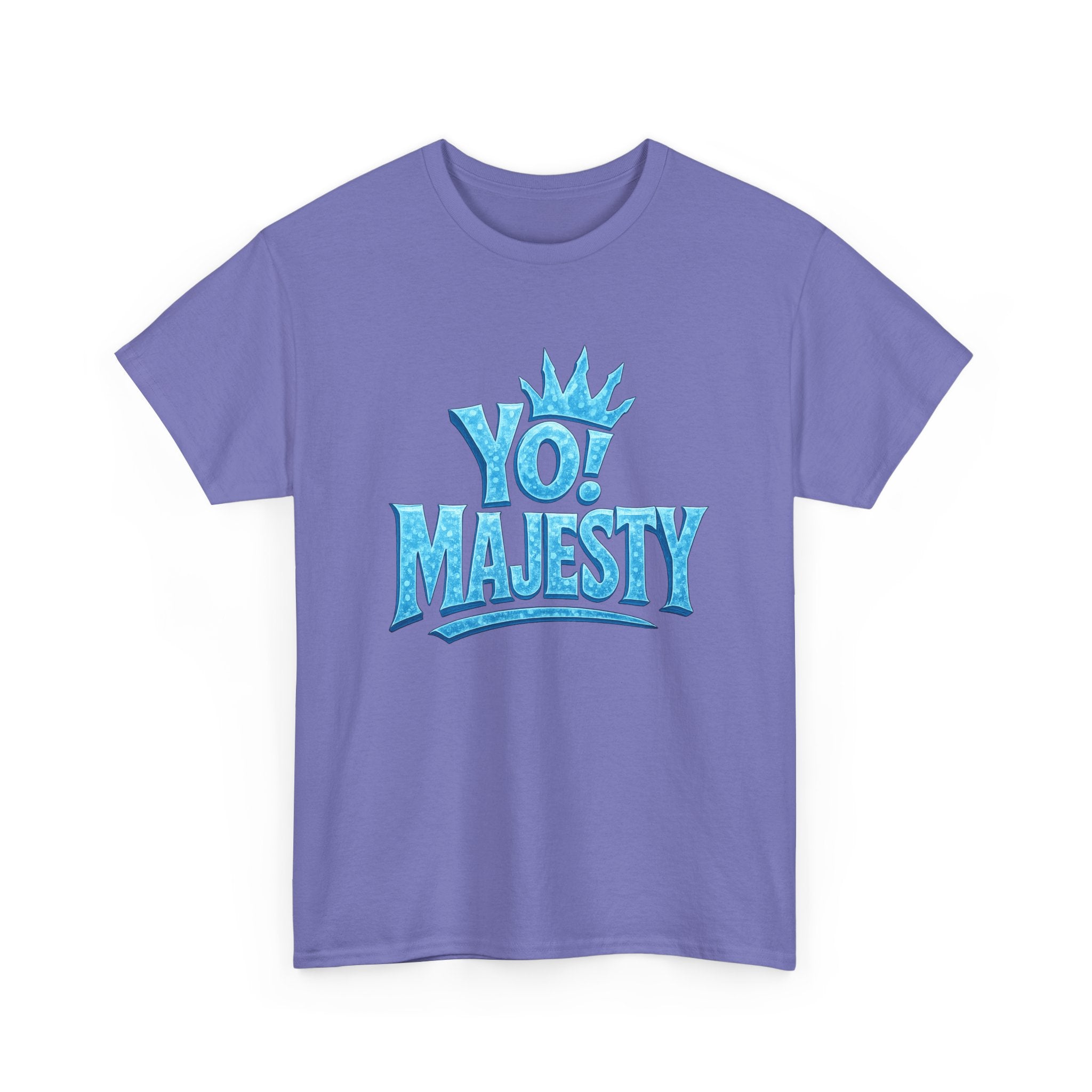 "Yo! Majesty Icy" Graphic Tee - Unisex Heavy Cotton Tee, Icy Logo