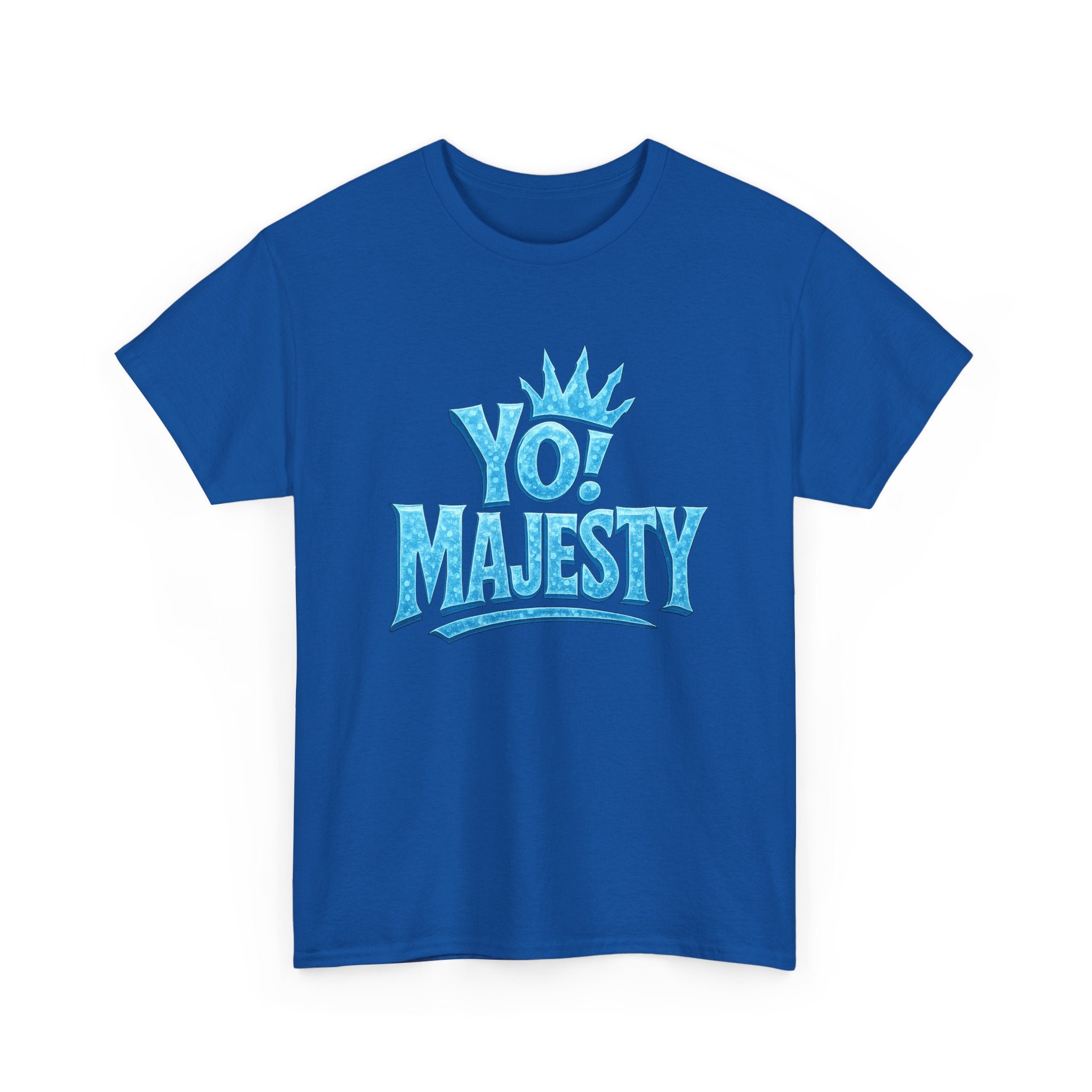 "Yo! Majesty Icy" Graphic Tee - Unisex Heavy Cotton Tee, Icy Logo