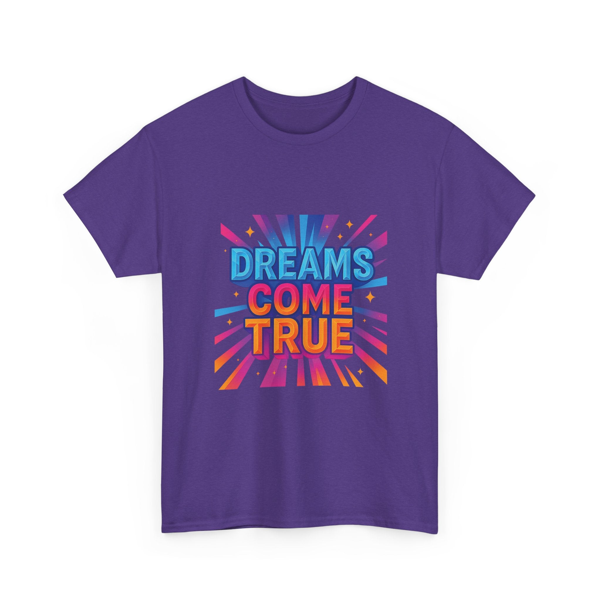 "Dreams Come True" – Gradient Burst Edition - Unisex Heavy Cotton Tee