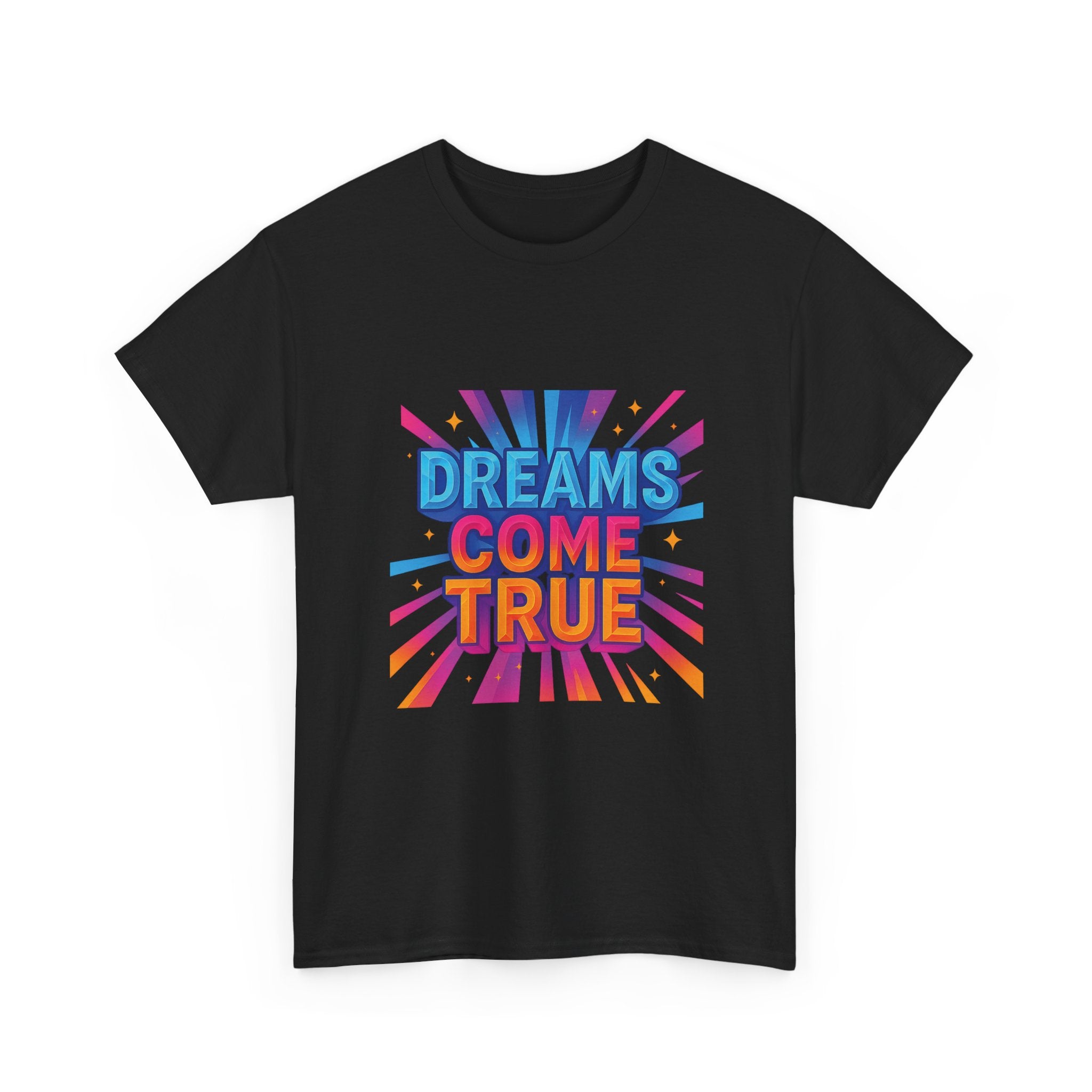"Dreams Come True" – Gradient Burst Edition - Unisex Heavy Cotton Tee
