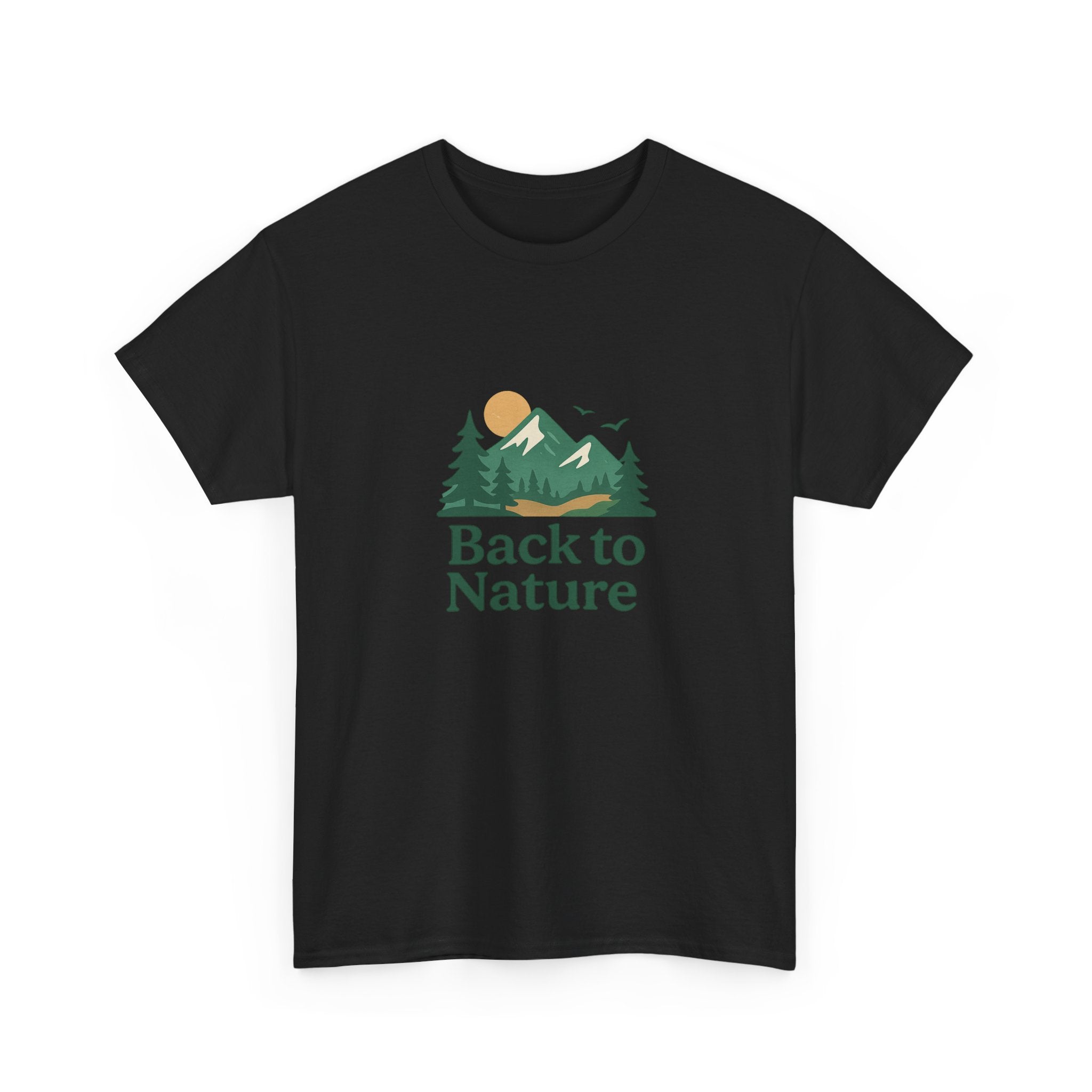"Back to Nature" - Adventure & Tranquility - Unisex Heavy Cotton Tee