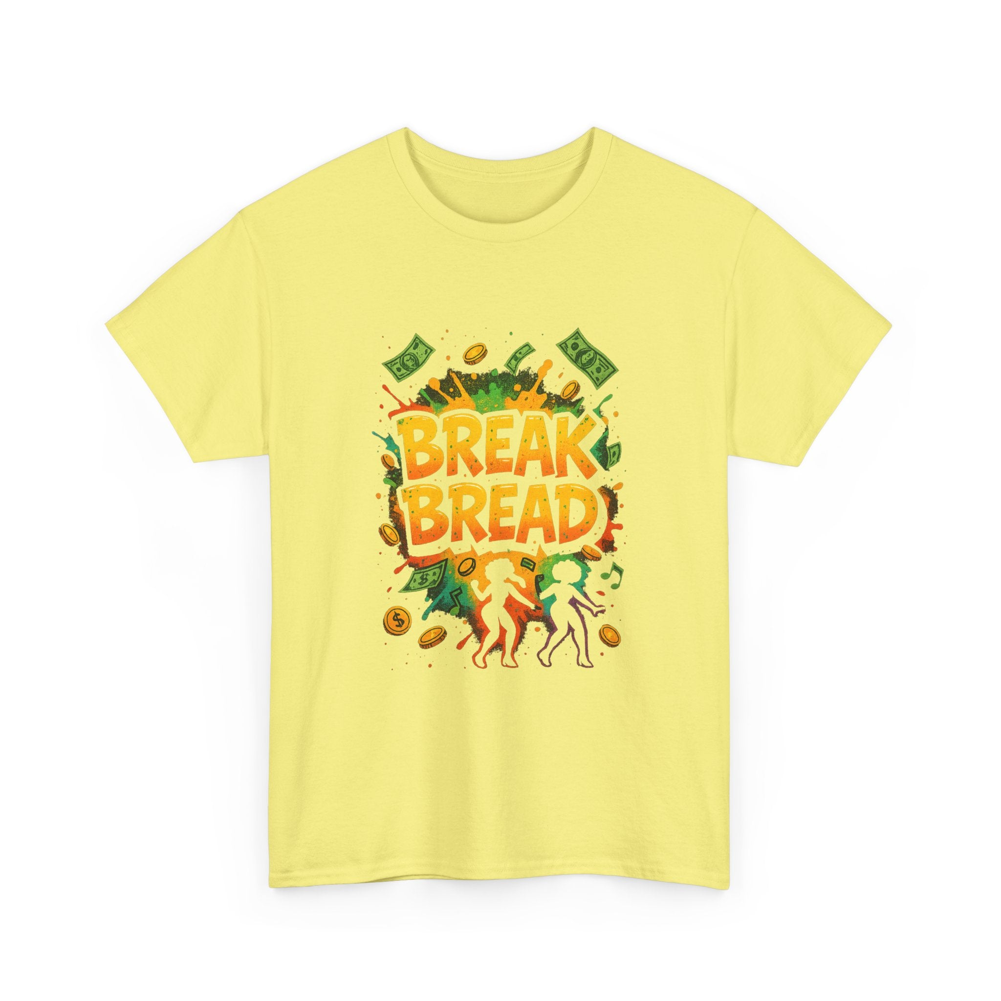 "Break Bread" - Explosive Design - Unisex Heavy Cotton Tee