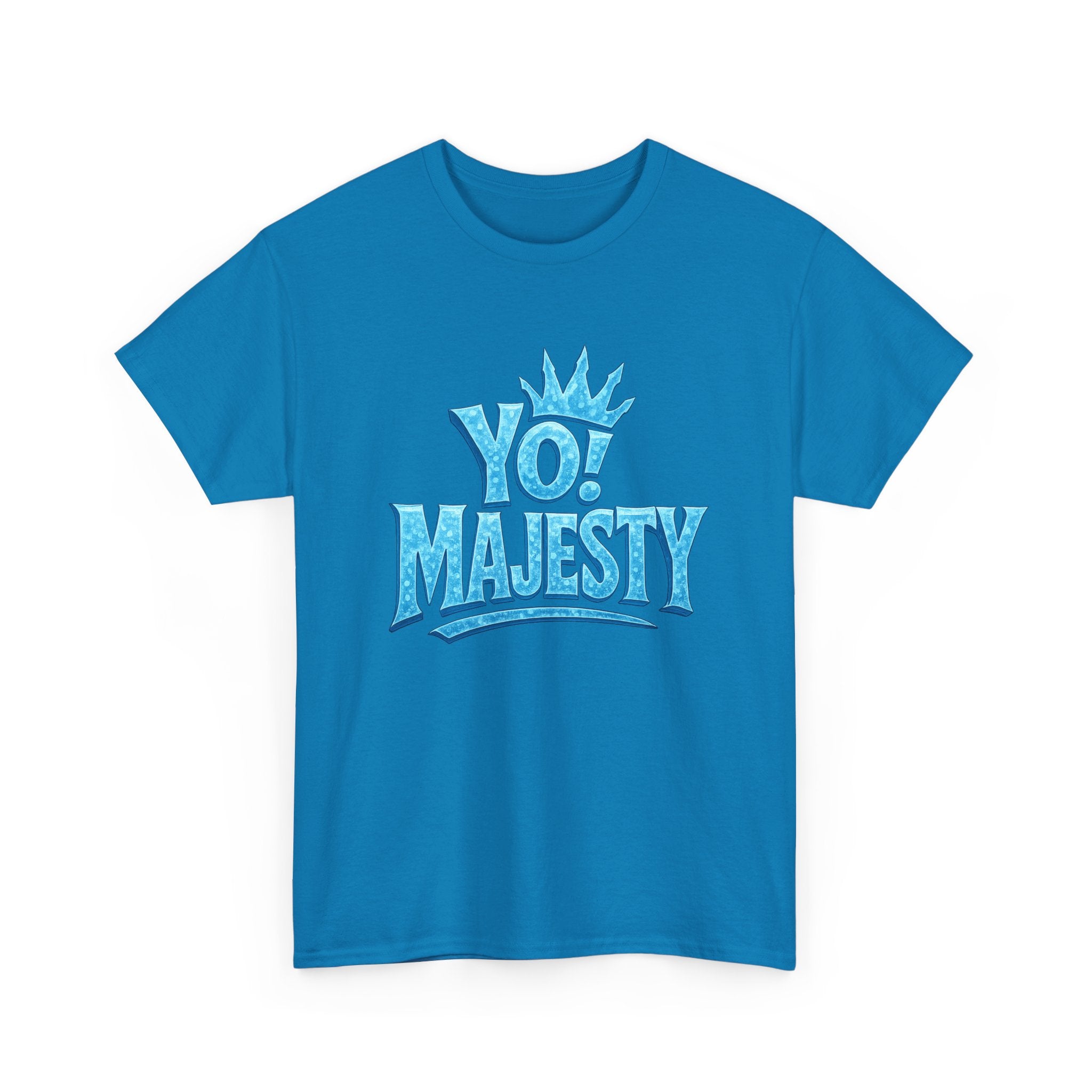 "Yo! Majesty Icy" Graphic Tee - Unisex Heavy Cotton Tee, Icy Logo