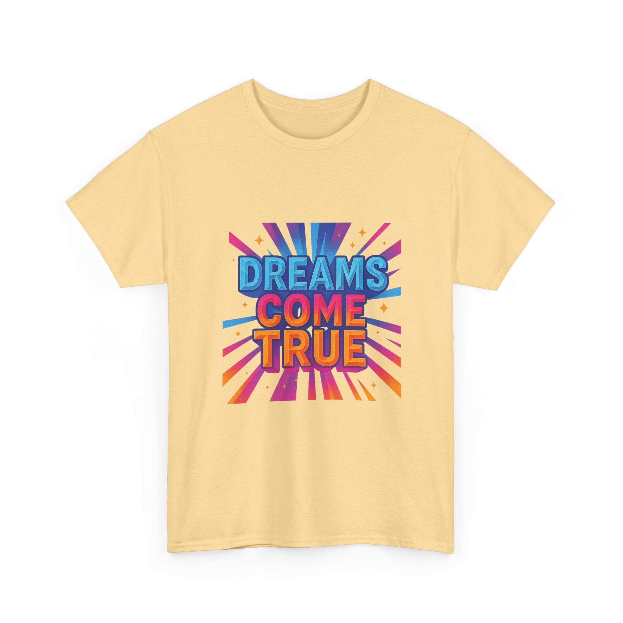 "Dreams Come True" – Gradient Burst Edition - Unisex Heavy Cotton Tee