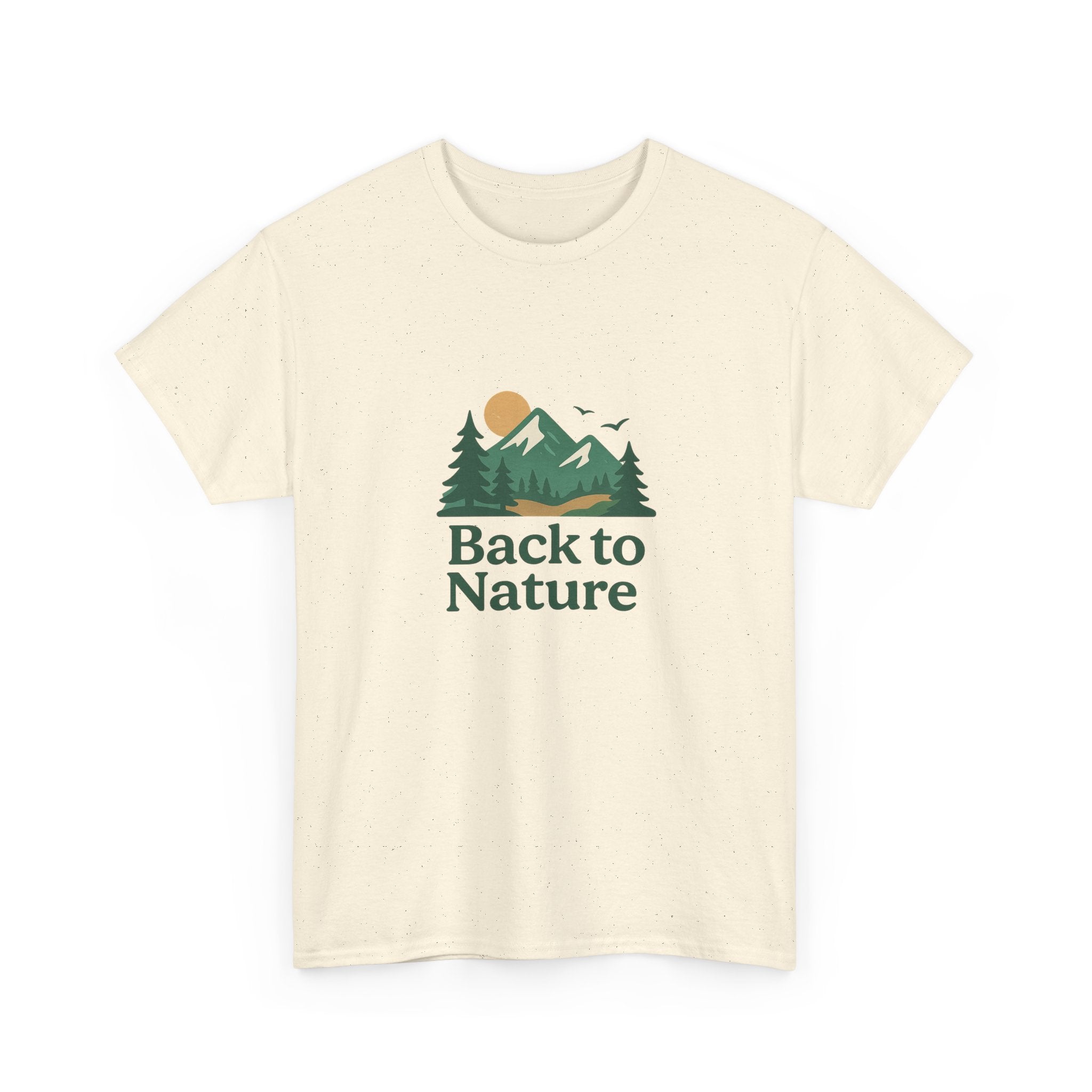 "Back to Nature" - Adventure & Tranquility - Unisex Heavy Cotton Tee