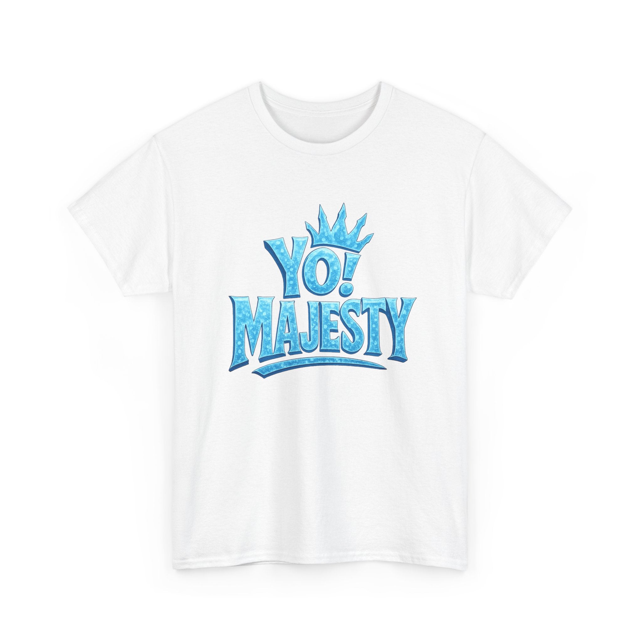 "Yo! Majesty Icy" Graphic Tee - Unisex Heavy Cotton Tee, Icy Logo