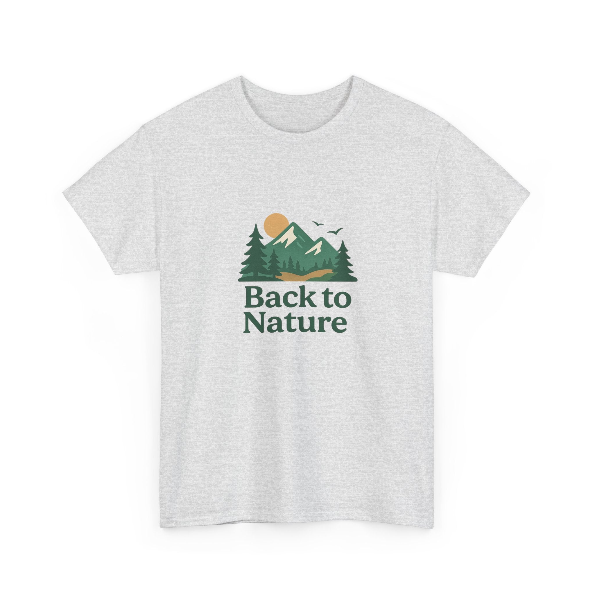 "Back to Nature" - Adventure & Tranquility - Unisex Heavy Cotton Tee