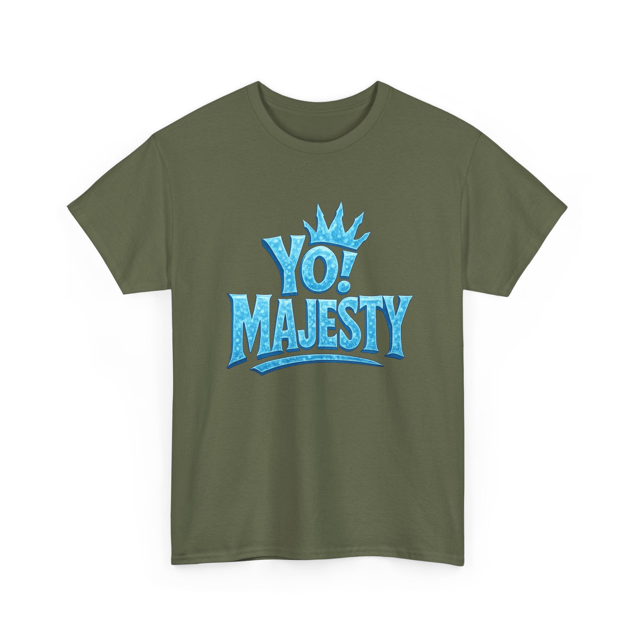 "Yo! Majesty Icy" Graphic Tee - Unisex Heavy Cotton Tee, Icy Logo