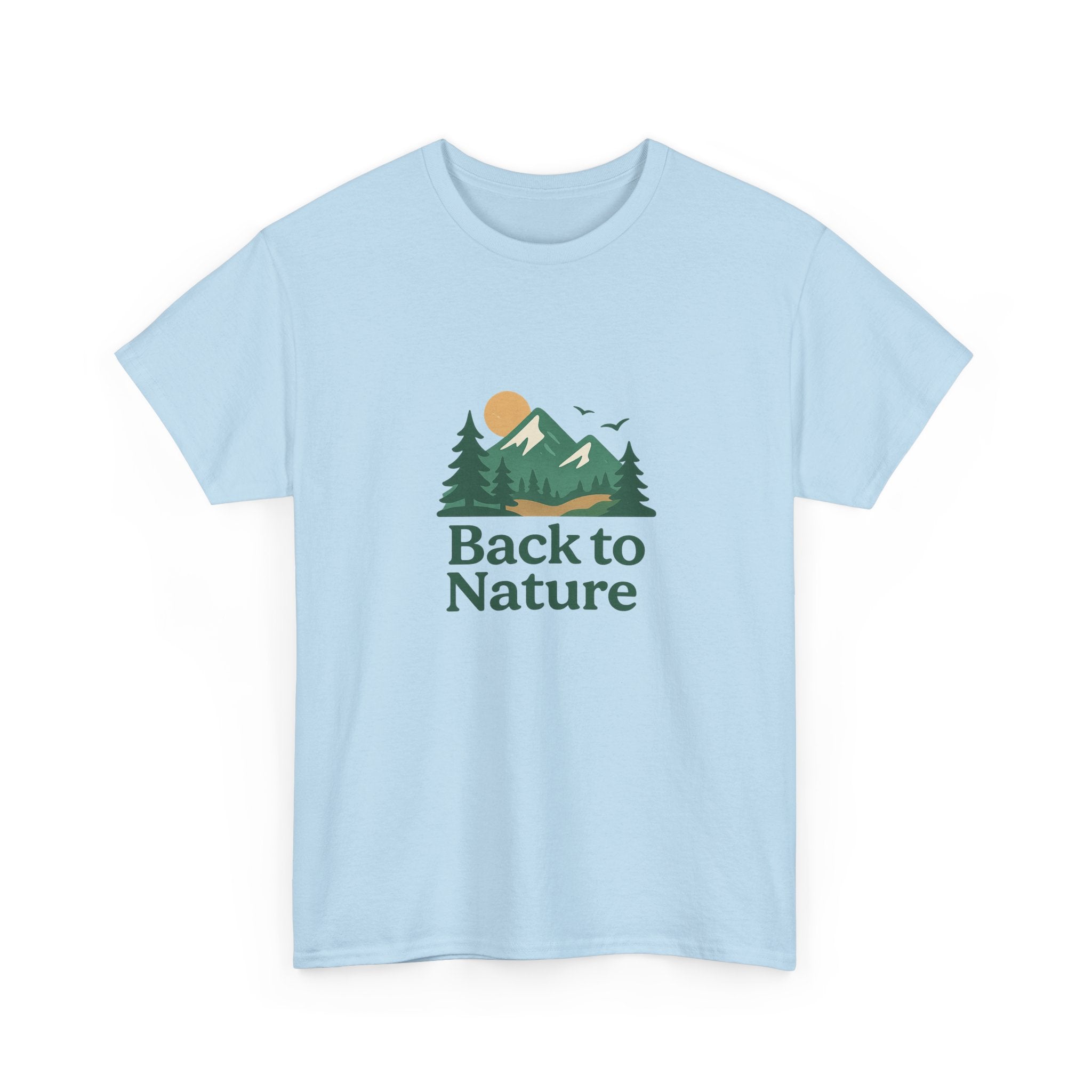 "Back to Nature" - Adventure & Tranquility - Unisex Heavy Cotton Tee