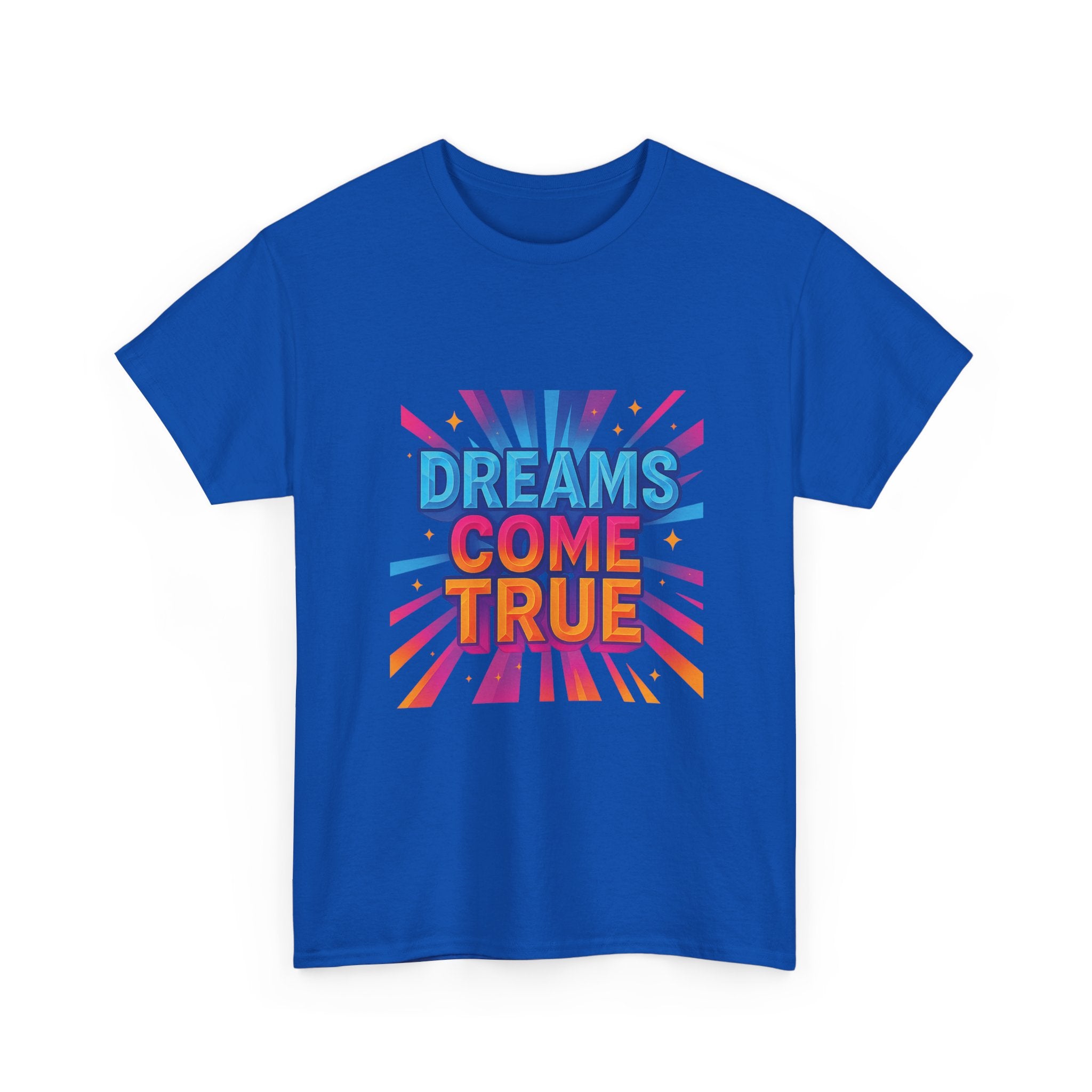 "Dreams Come True" – Gradient Burst Edition - Unisex Heavy Cotton Tee