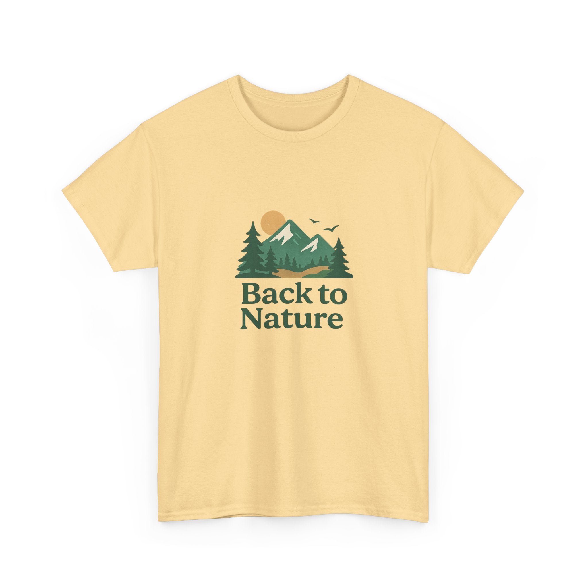 "Back to Nature" - Adventure & Tranquility - Unisex Heavy Cotton Tee