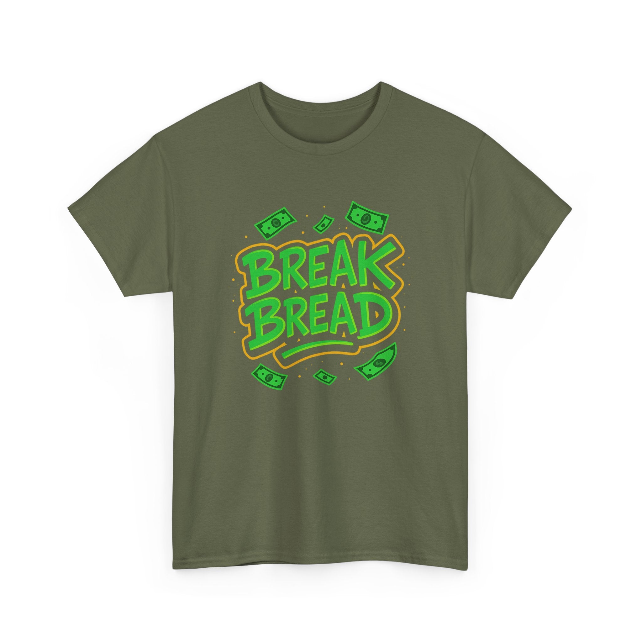 "Break Bread" - Glowing Design - Unisex Heavy Cotton Tee