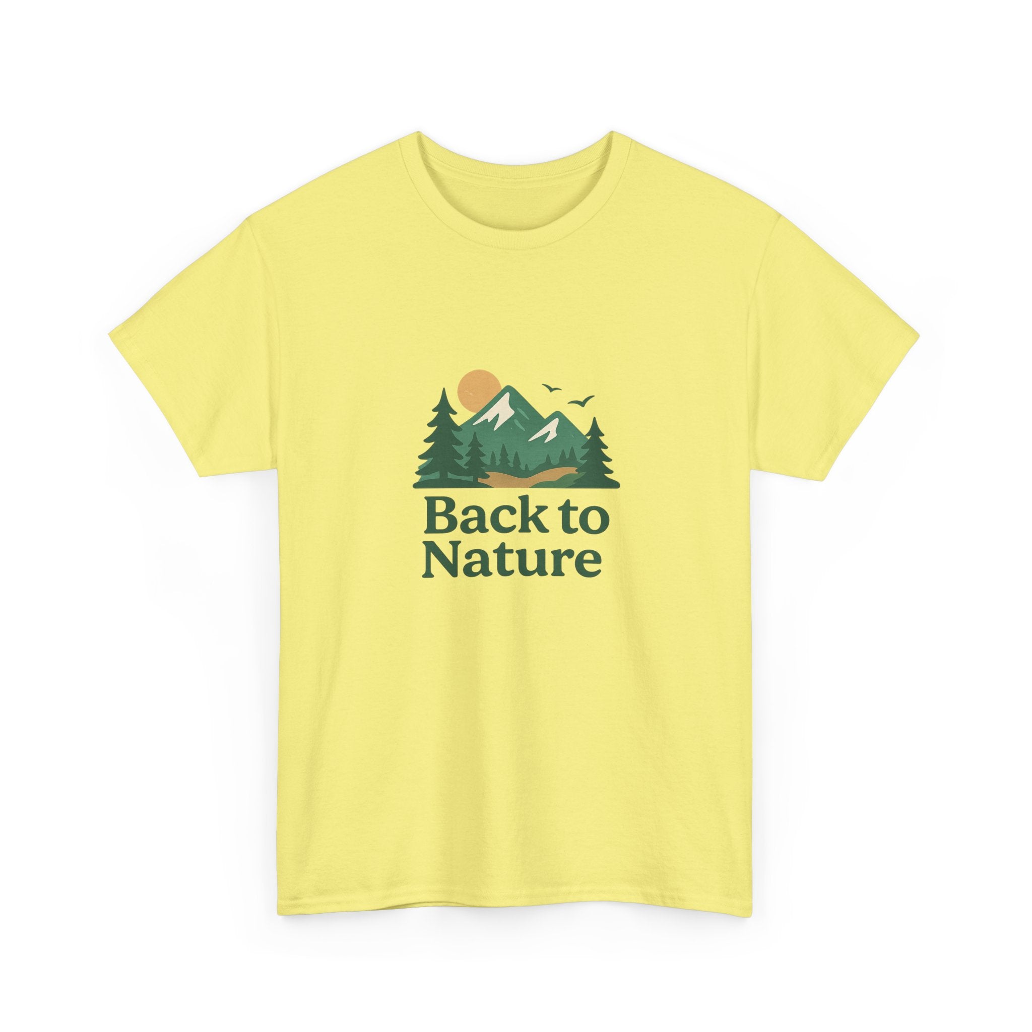 "Back to Nature" - Adventure & Tranquility - Unisex Heavy Cotton Tee