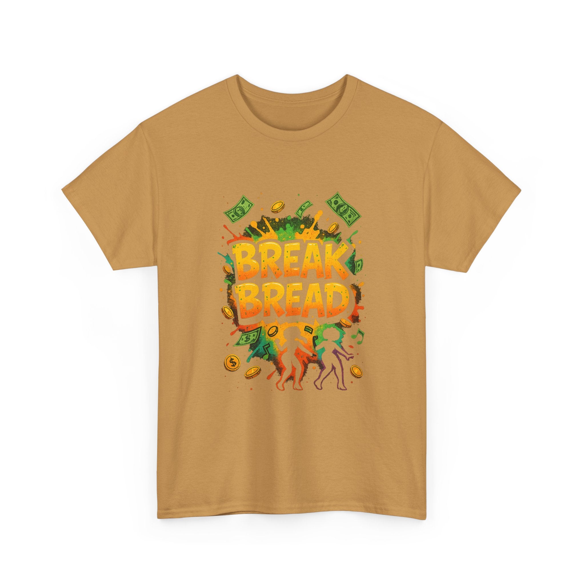 "Break Bread" - Explosive Design - Unisex Heavy Cotton Tee