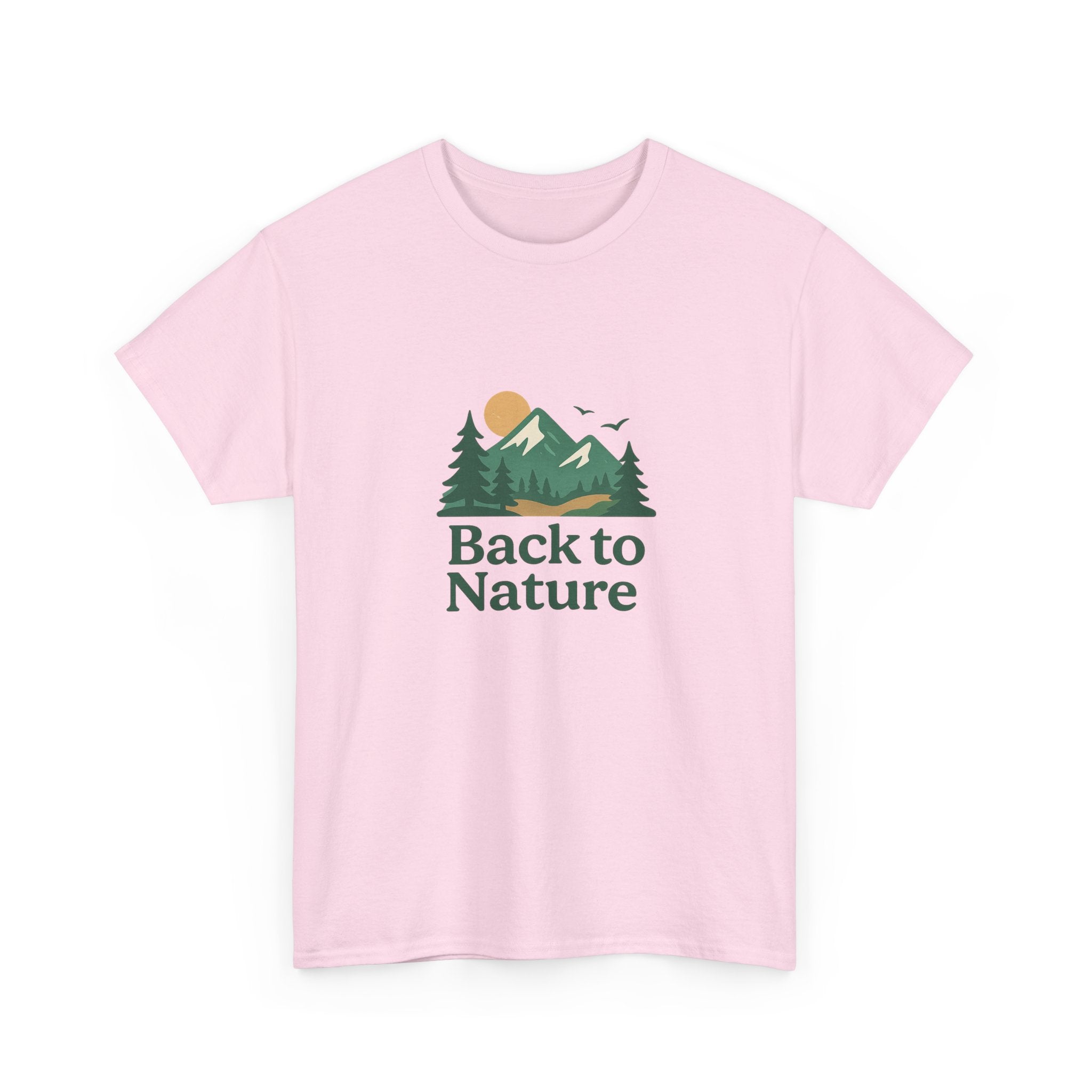 "Back to Nature" - Adventure & Tranquility - Unisex Heavy Cotton Tee