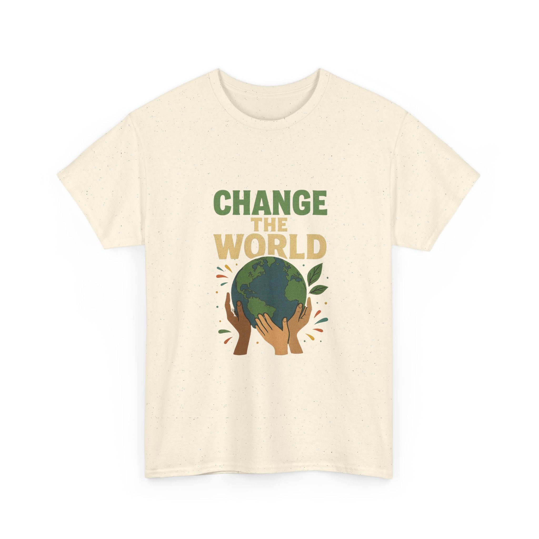 "Change the World" - Powerful Design - Unisex Heavy Cotton Tee