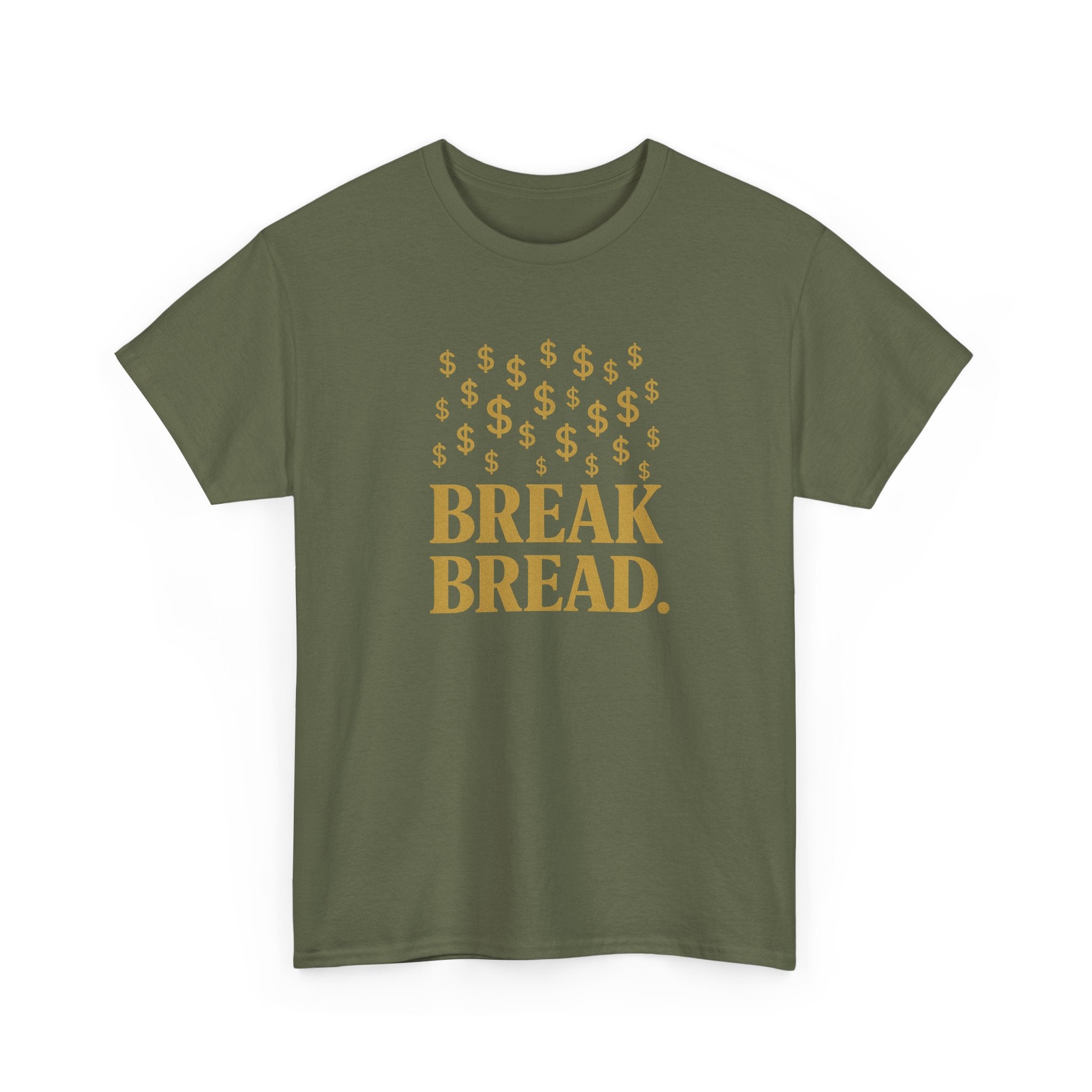 "Break Bread" - Sleek Design - Unisex Heavy Cotton Tee