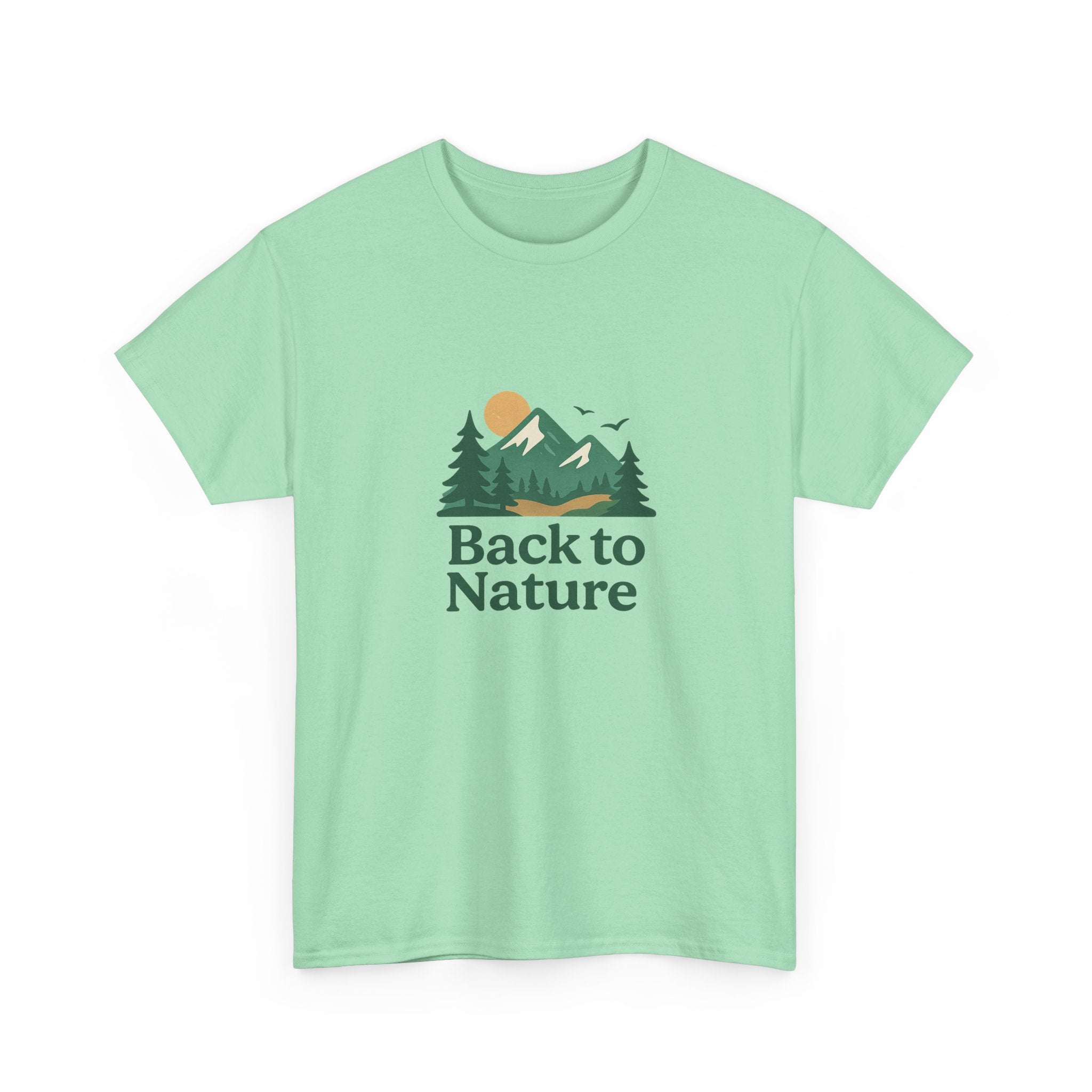 "Back to Nature" - Adventure & Tranquility - Unisex Heavy Cotton Tee