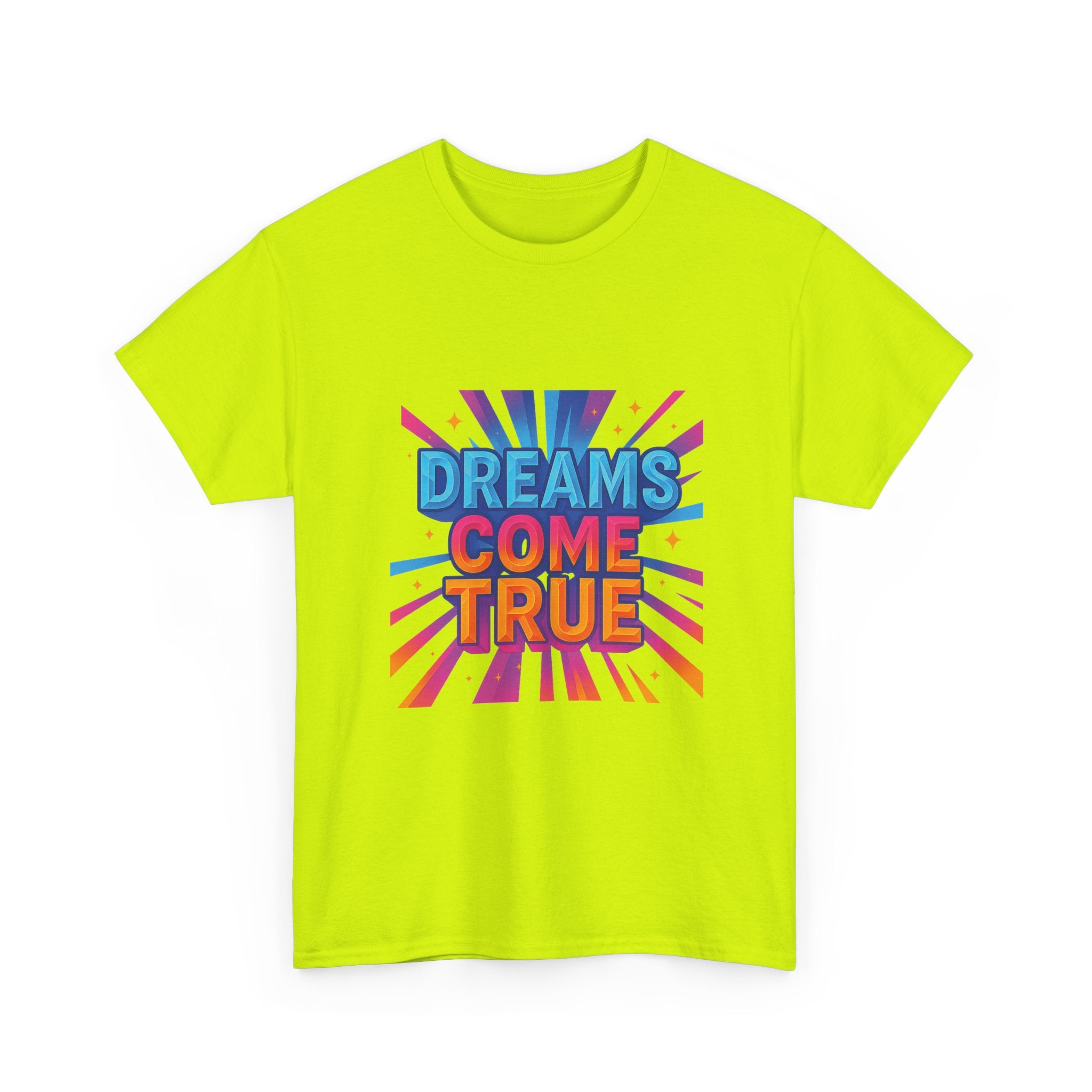 "Dreams Come True" – Gradient Burst Edition - Unisex Heavy Cotton Tee