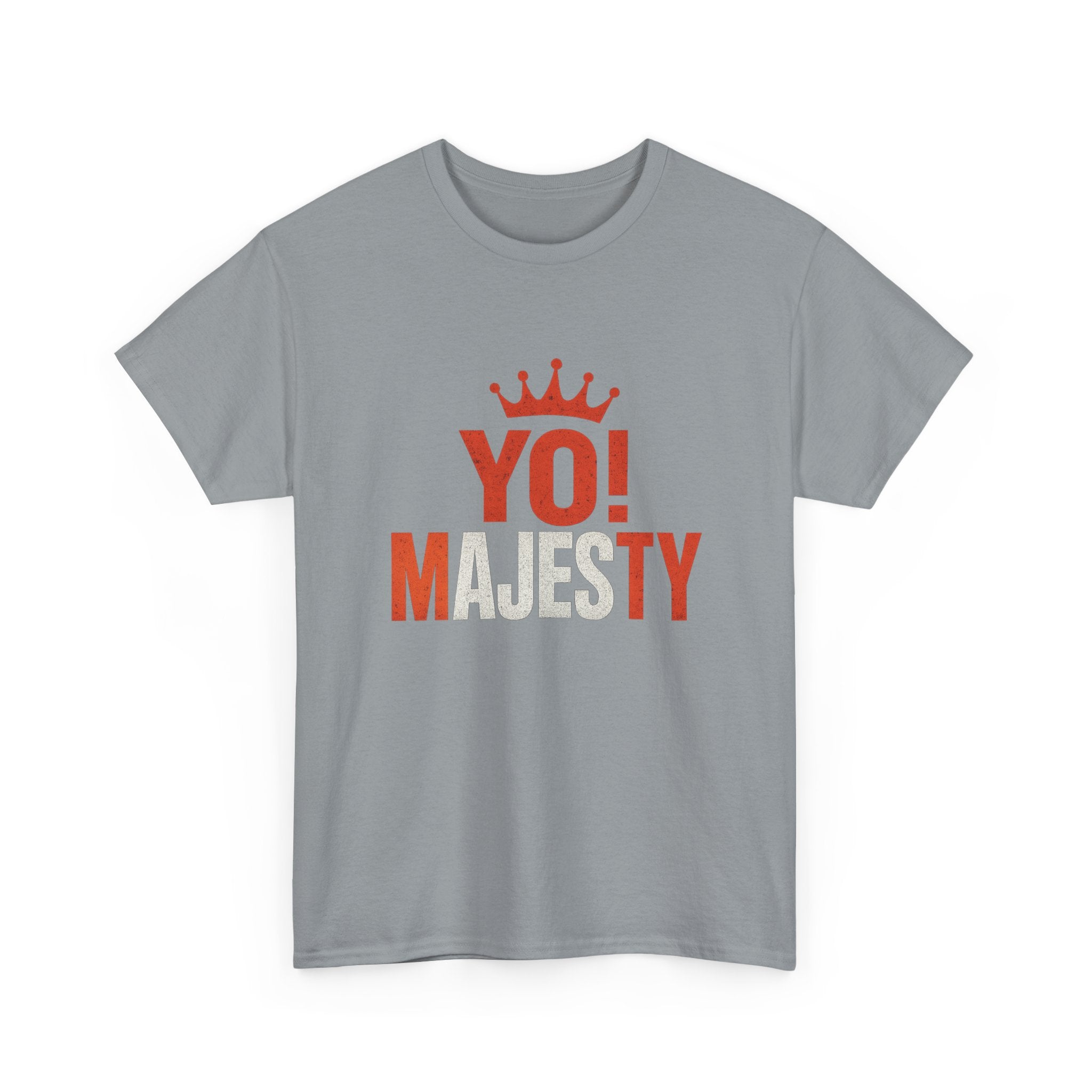 "Yo! Majesty Bold & Fiery" Graphic Tee - Unisex Heavy Cotton Tee, Bold & Fiery Logo