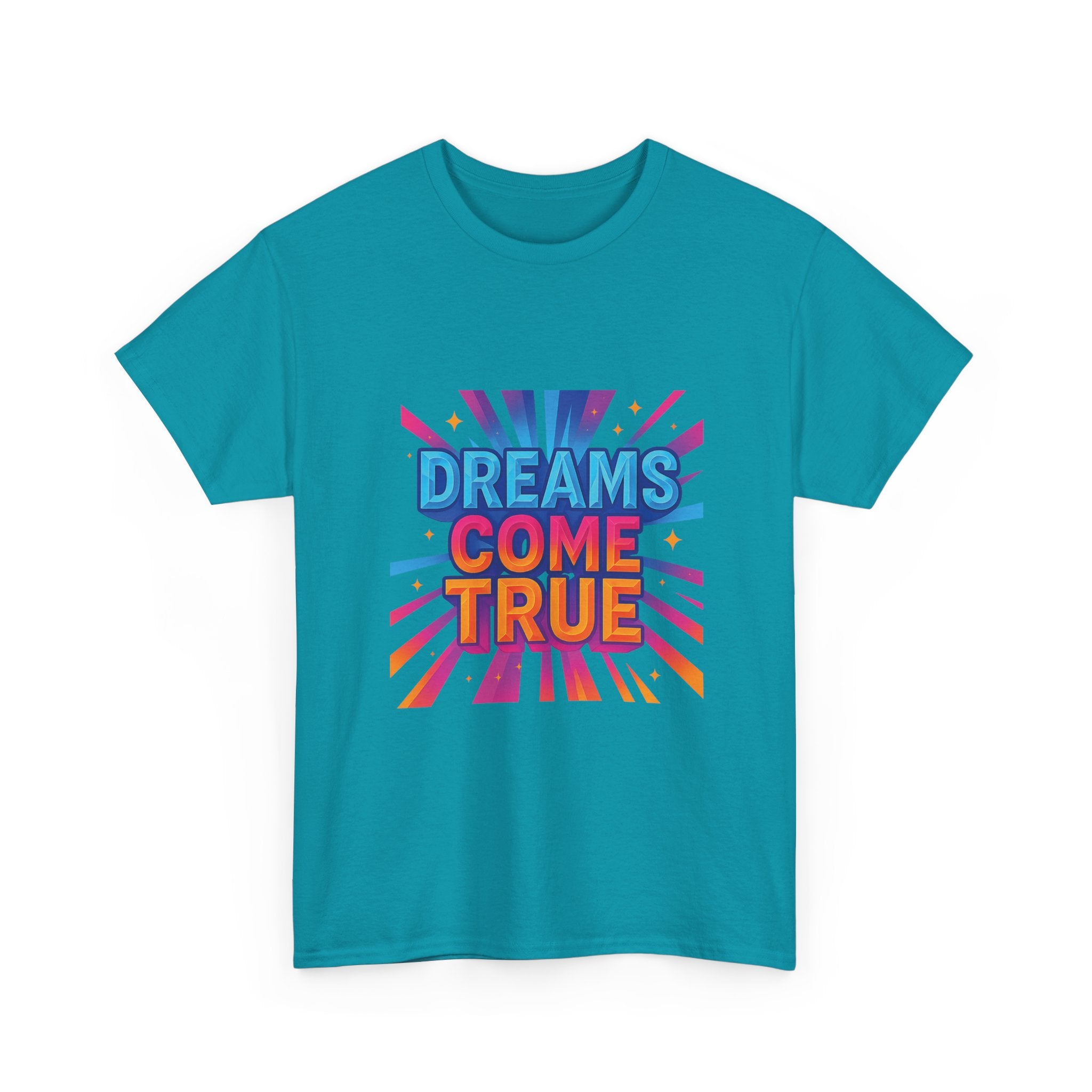 "Dreams Come True" – Gradient Burst Edition - Unisex Heavy Cotton Tee