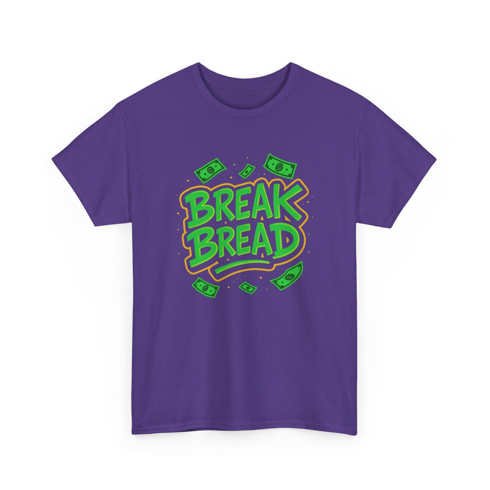 "Break Bread" - Glowing Design - Unisex Heavy Cotton Tee