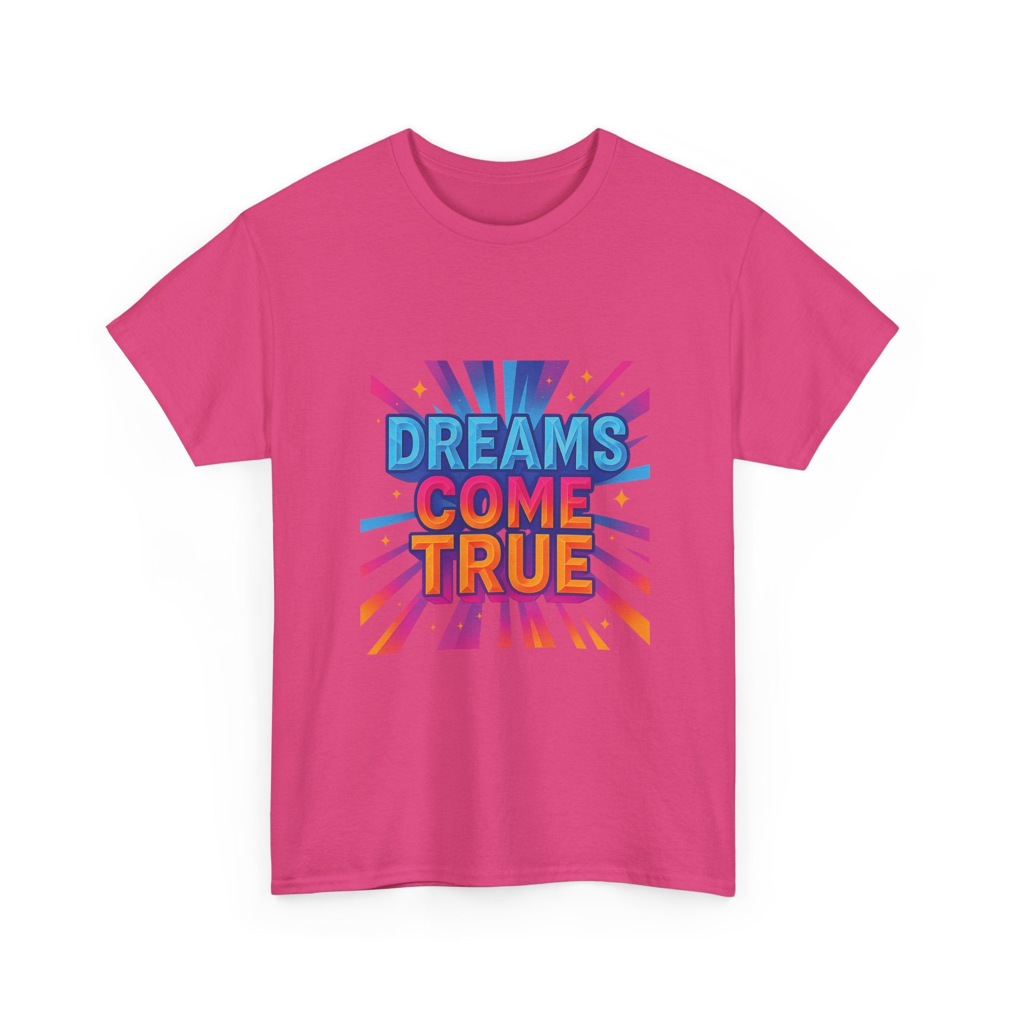 "Dreams Come True" – Gradient Burst Edition - Unisex Heavy Cotton Tee