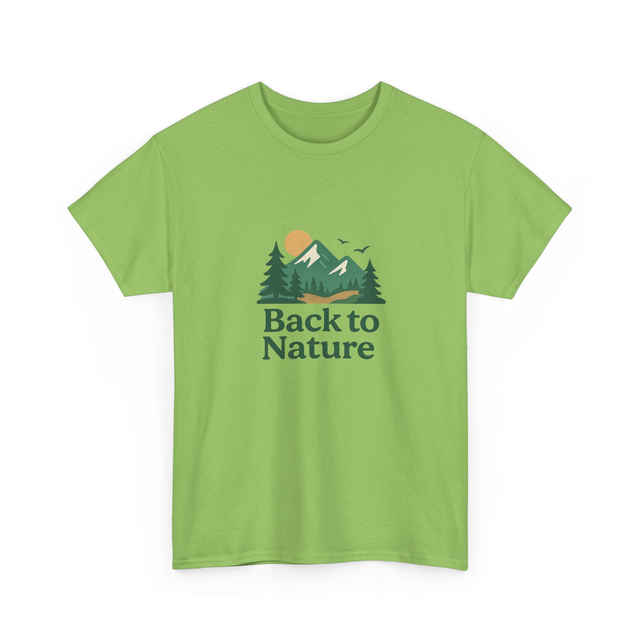 "Back to Nature" - Adventure & Tranquility - Unisex Heavy Cotton Tee
