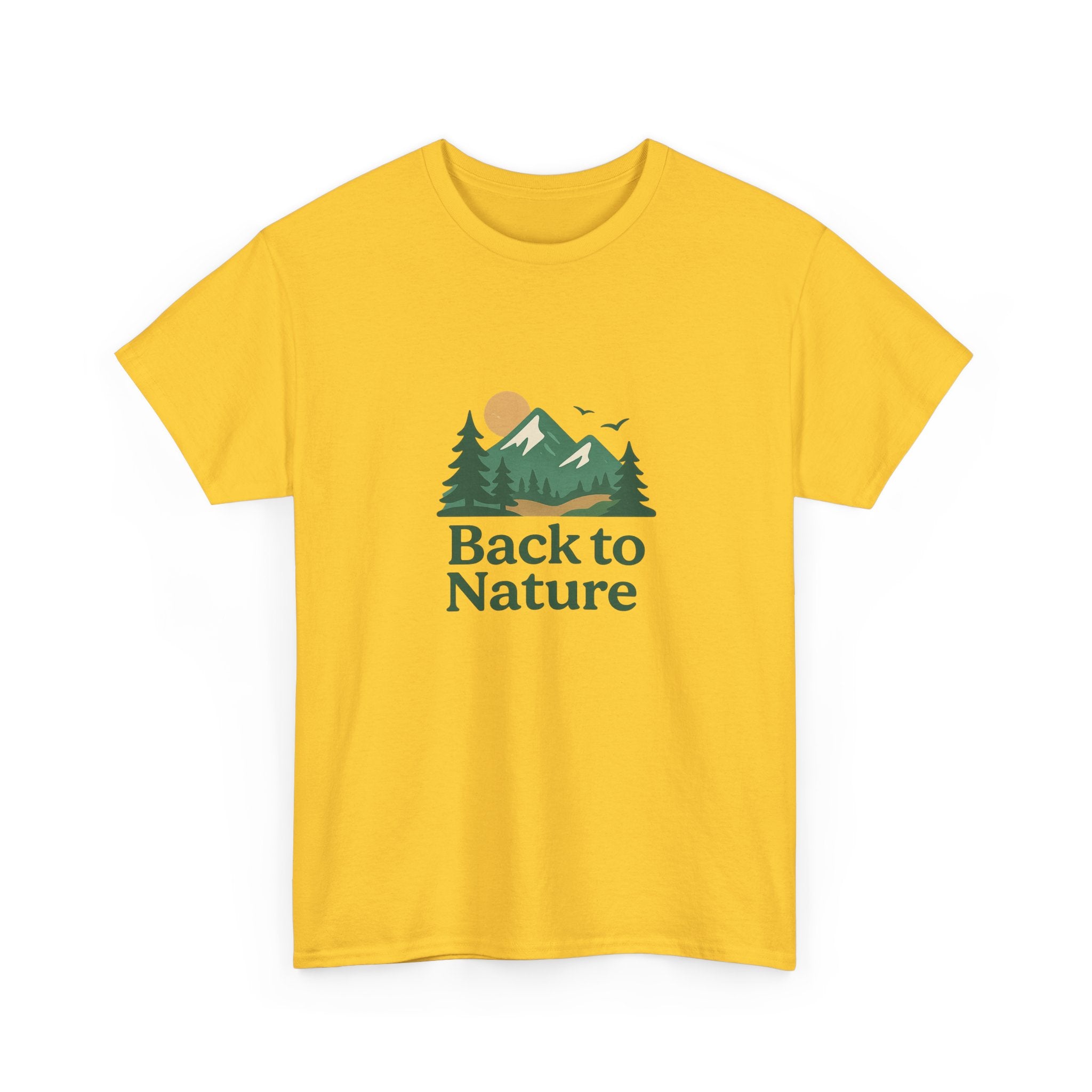 "Back to Nature" - Adventure & Tranquility - Unisex Heavy Cotton Tee